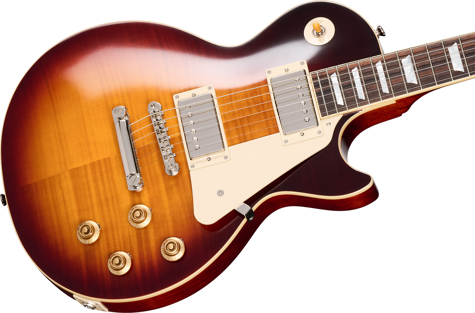 Epiphone Les Paul Standard 1959 Reissue I.b.g.c  2h Gibson Ht Rw - Washed Bourbon Burst - Single cut electric guitar - Variation 3