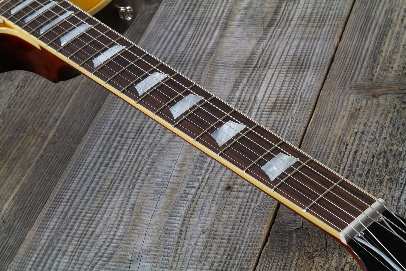 Epiphone Les Paul Standard 1959 Reissue Igc 2h Gibson Ht Rw - Lemon Burst - Single cut electric guitar - Variation 9