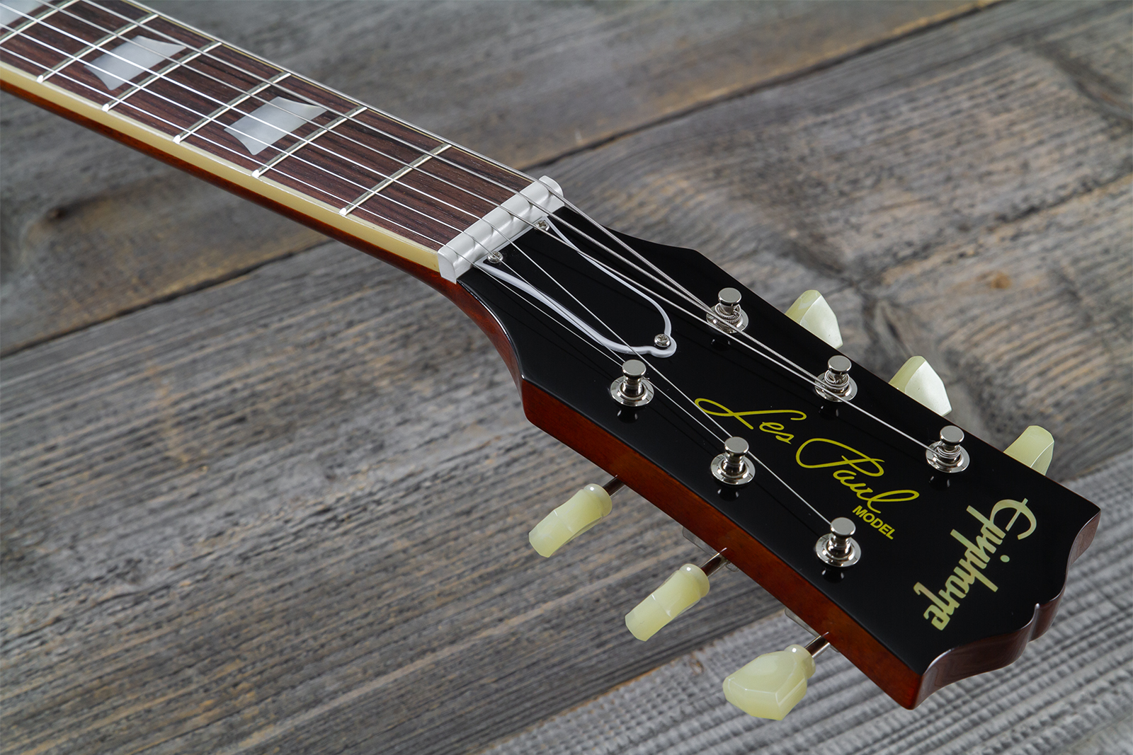 Epiphone Les Paul Standard 1959 Reissue Igc 2h Gibson Ht Rw - Lemon Burst - Single cut electric guitar - Variation 10