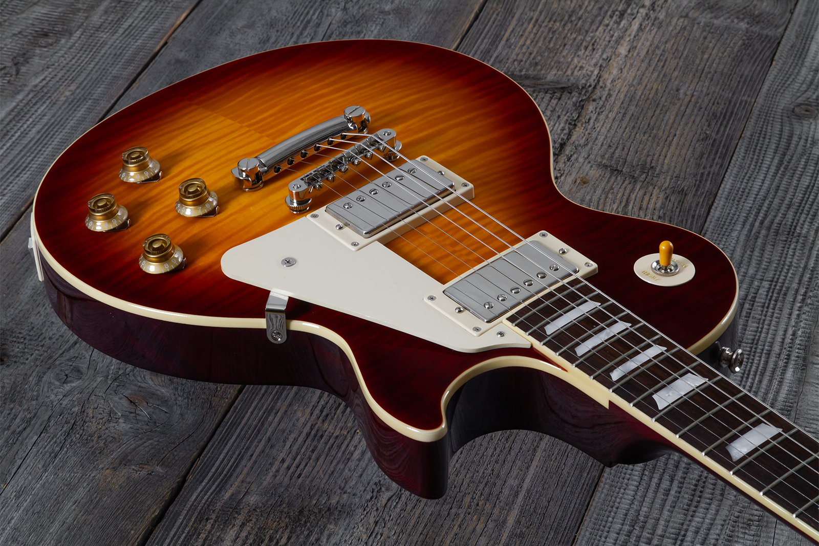 Epiphone Les Paul Standard 1959 Reissue Igc 2h Gibson Ht Rw - Sunburst Fade - Single cut electric guitar - Variation 2