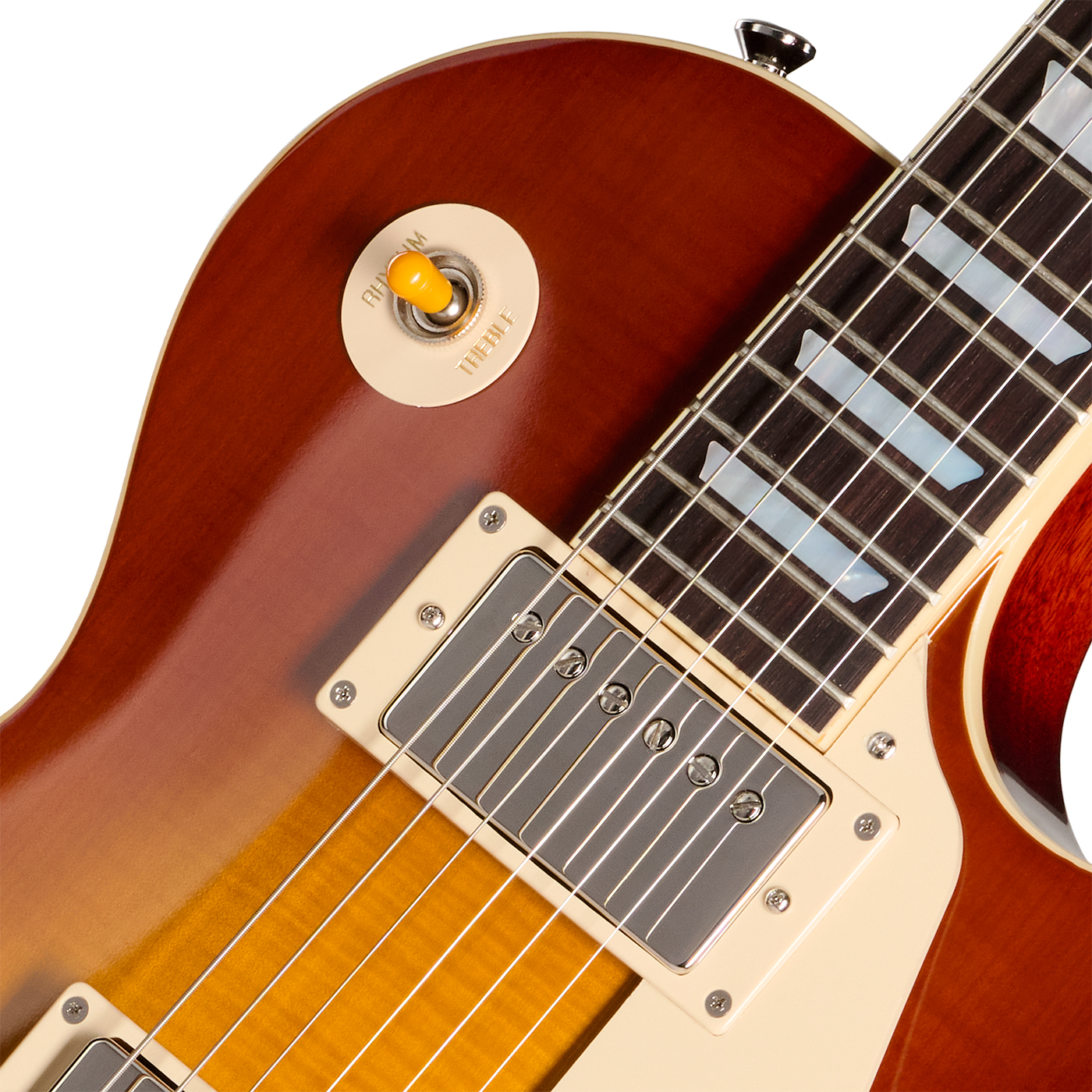 Epiphone Les Paul Standard 1959 Reissue Igc 2h Gibson Ht Rw - Golden Poppy Burst - Single cut electric guitar - Variation 2