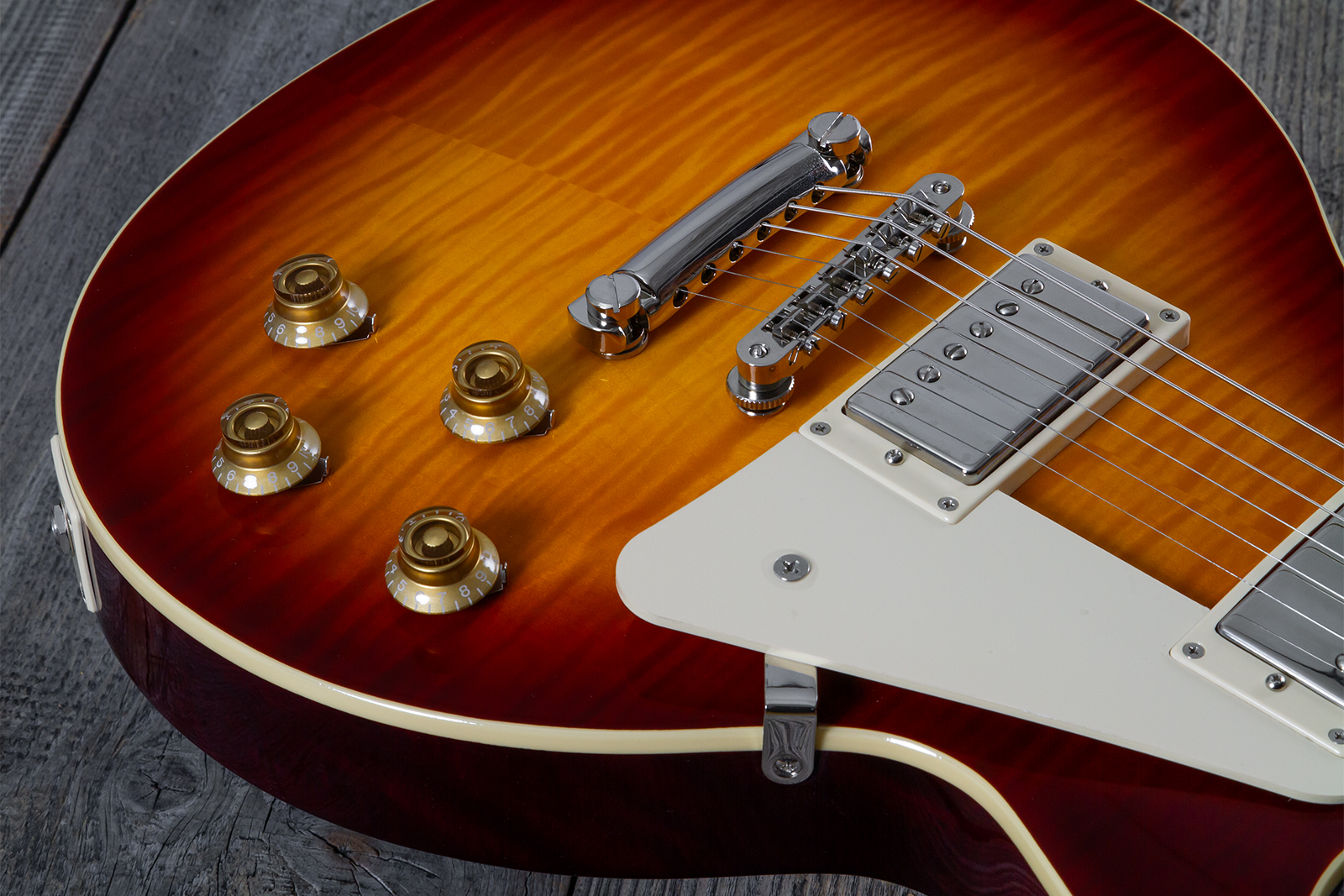 Epiphone Les Paul Standard 1959 Reissue Igc 2h Gibson Ht Rw - Sunburst Fade - Single cut electric guitar - Variation 3