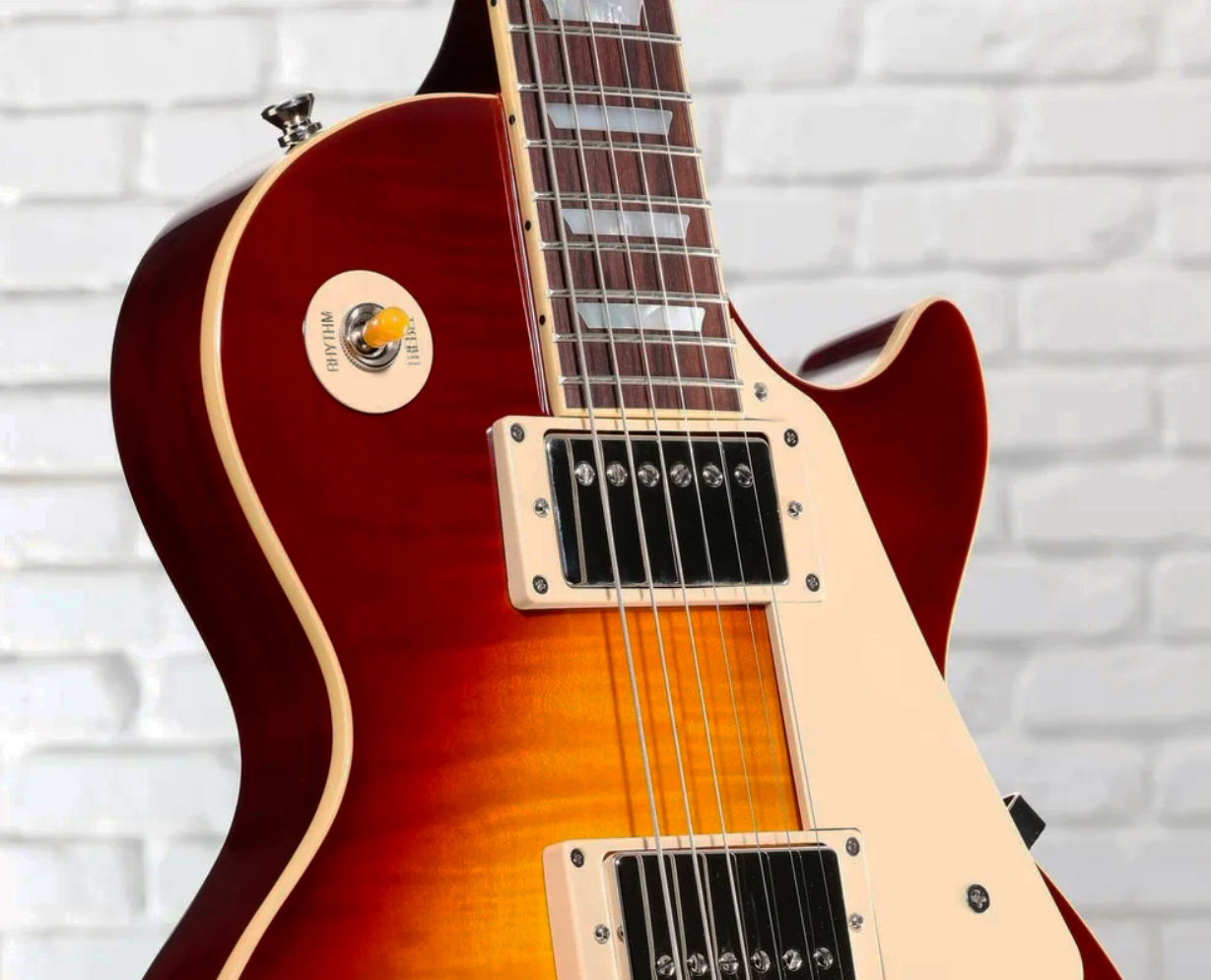 Epiphone Les Paul Standard 1959 Reissue Igc 2h Gibson Ht Rw - Royal Teaburst - Single cut electric guitar - Variation 3