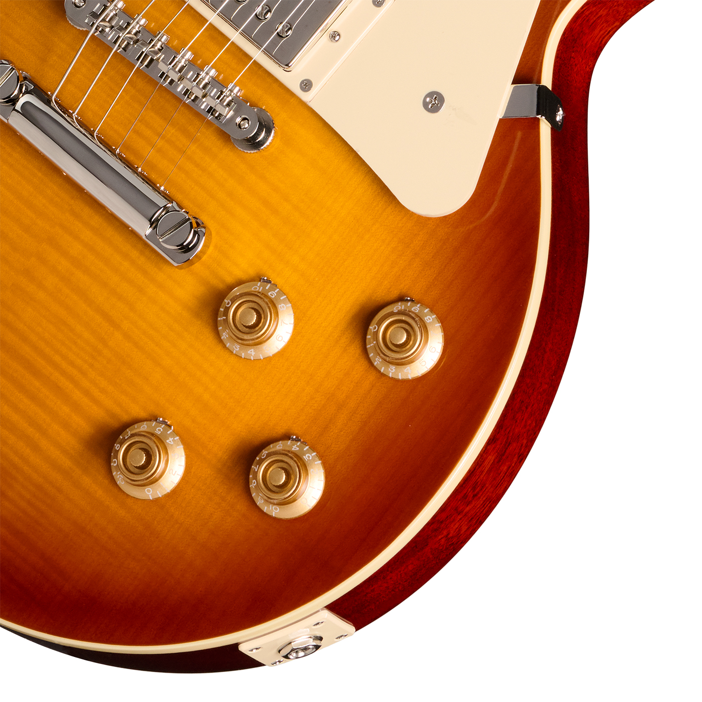 Epiphone Les Paul Standard 1959 Reissue Igc 2h Gibson Ht Rw - Golden Poppy Burst - Single cut electric guitar - Variation 3