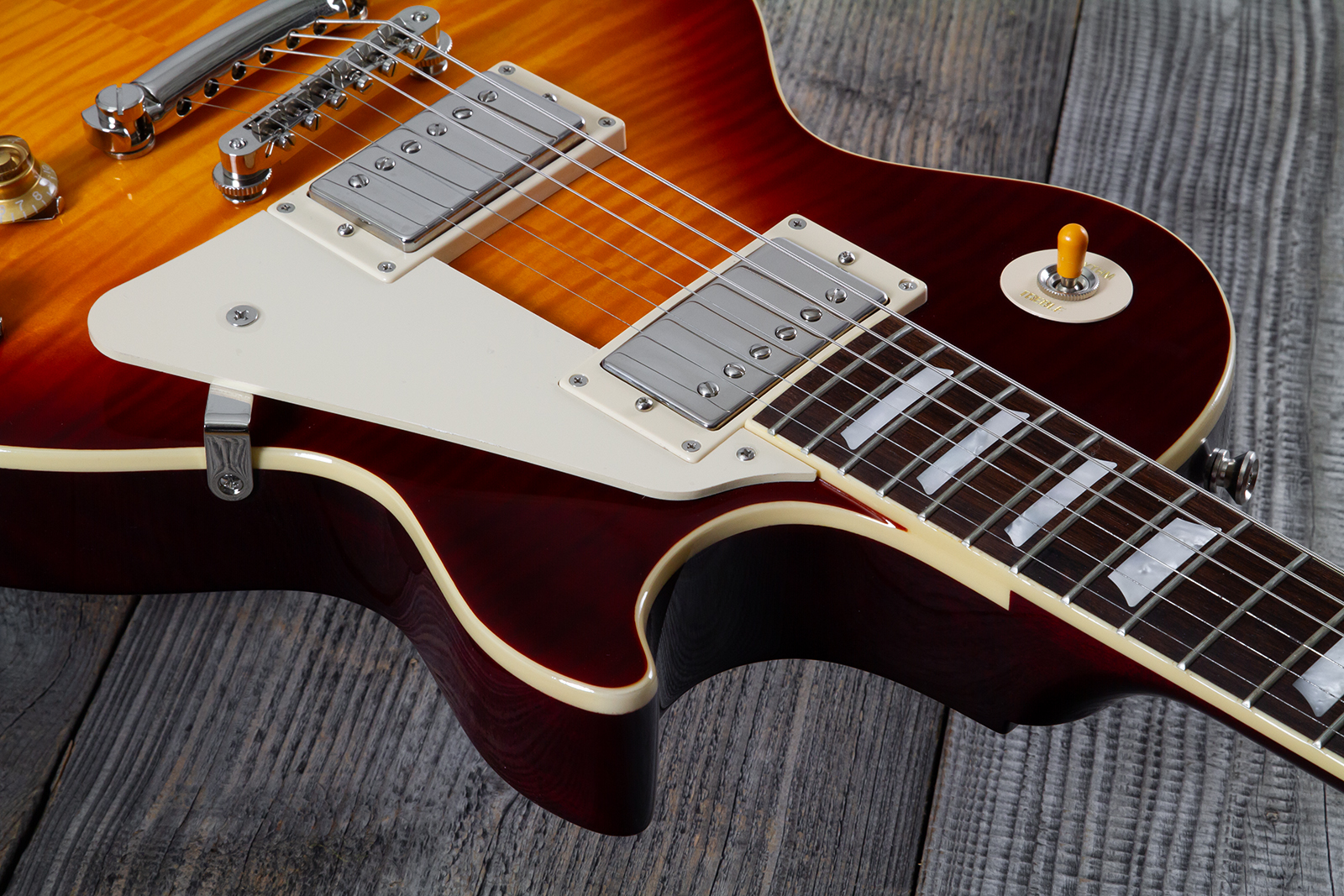 Epiphone Les Paul Standard 1959 Reissue Igc 2h Gibson Ht Rw - Sunburst Fade - Single cut electric guitar - Variation 4