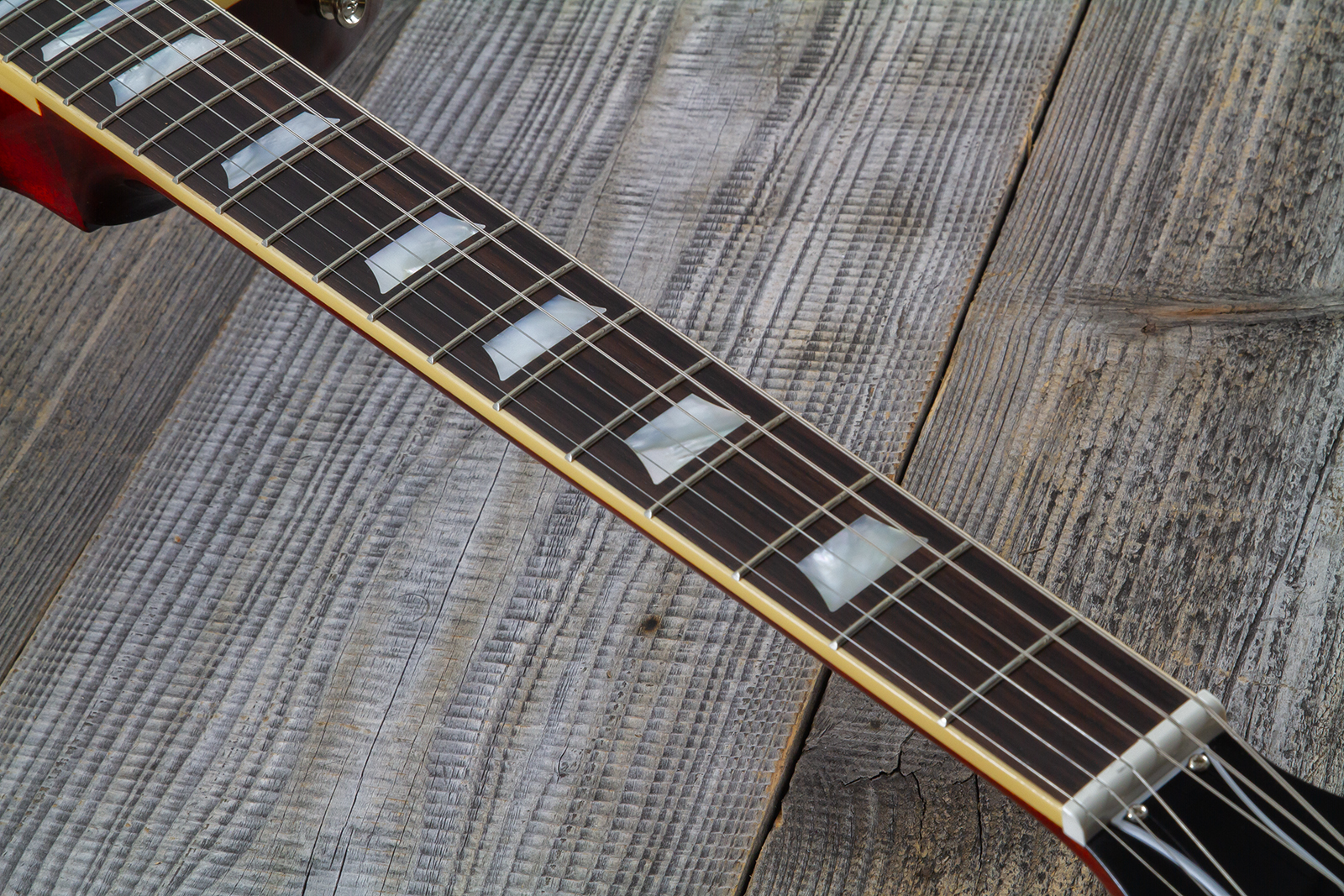 Epiphone Les Paul Standard 1960 Reissue Igc 2h Gibson Ht Rw - Tangerine Burst - Single cut electric guitar - Variation 11