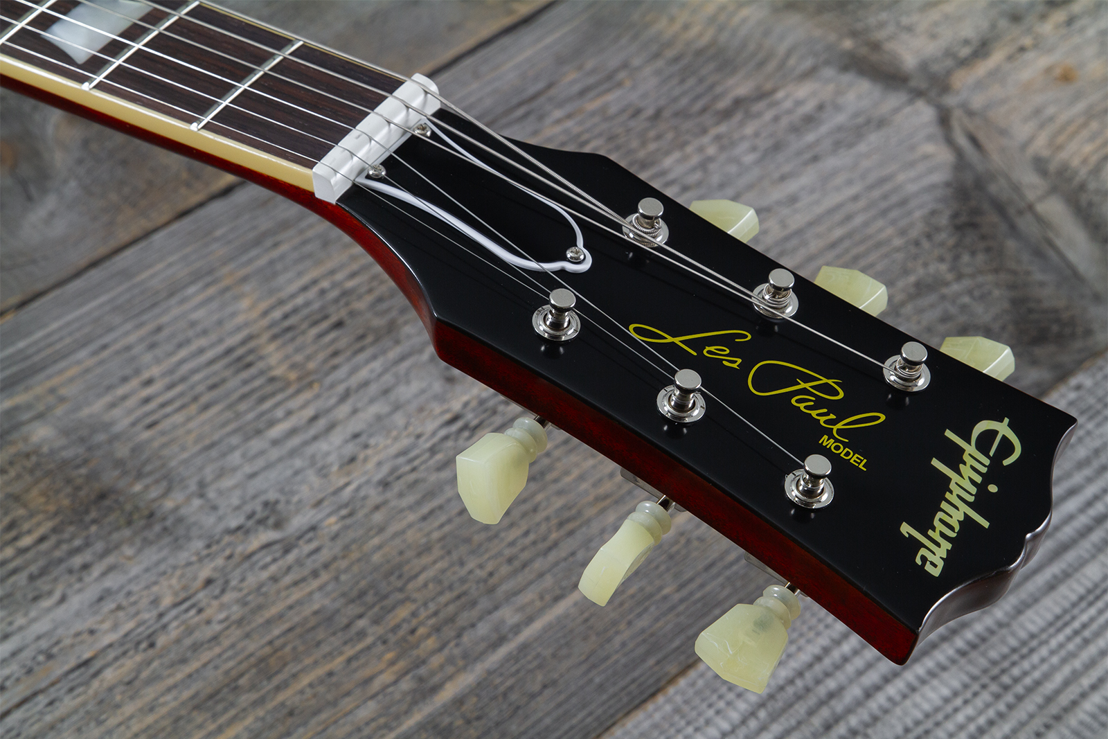 Epiphone Les Paul Standard 1960 Reissue Igc 2h Gibson Ht Rw - Tangerine Burst - Single cut electric guitar - Variation 12