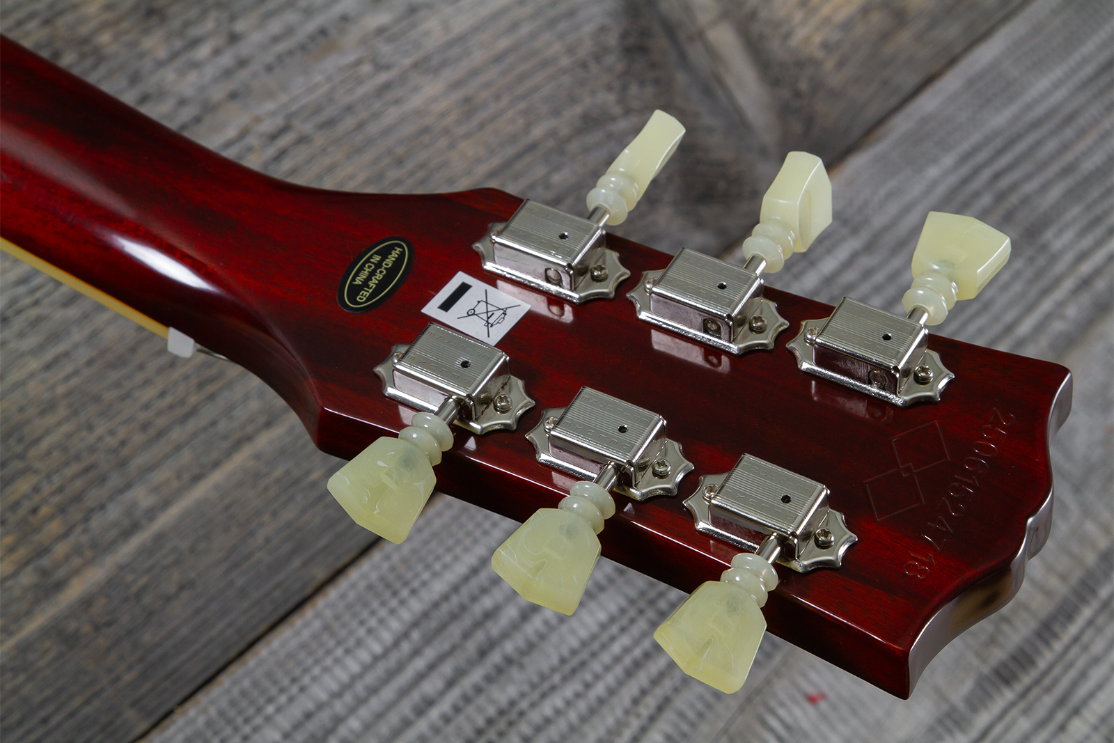 Epiphone Les Paul Standard 1960 Reissue Igc 2h Gibson Ht Rw - Tangerine Burst - Single cut electric guitar - Variation 14