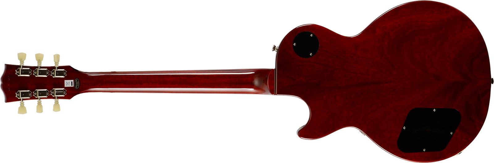 Epiphone Les Paul Standard 1960 Reissue Igc 2h Gibson Ht Rw - Washed Burgundy - Single cut electric guitar - Variation 1
