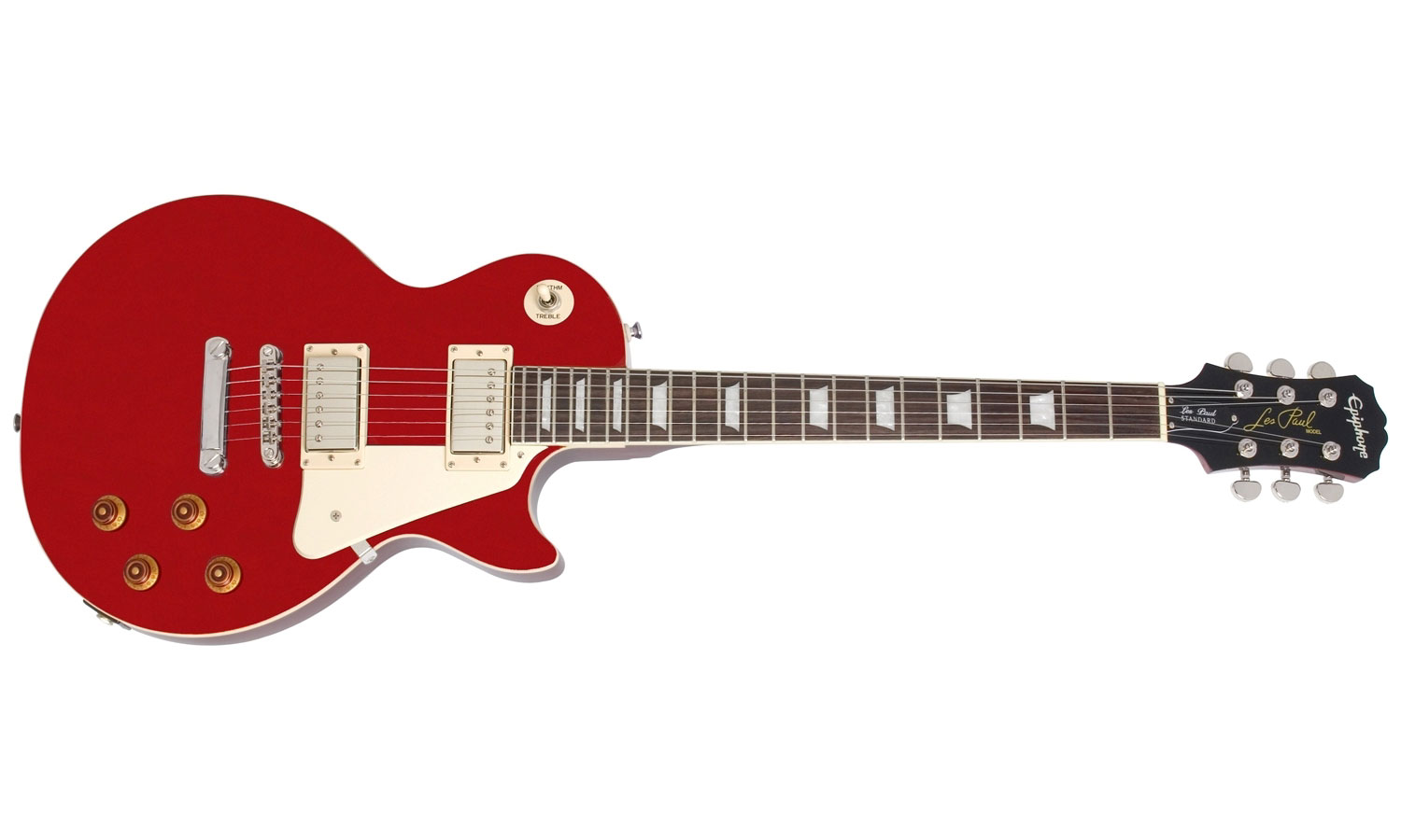 Epiphone Les Paul Standard Ch - Cardinal Red - Single cut electric guitar - Variation 1