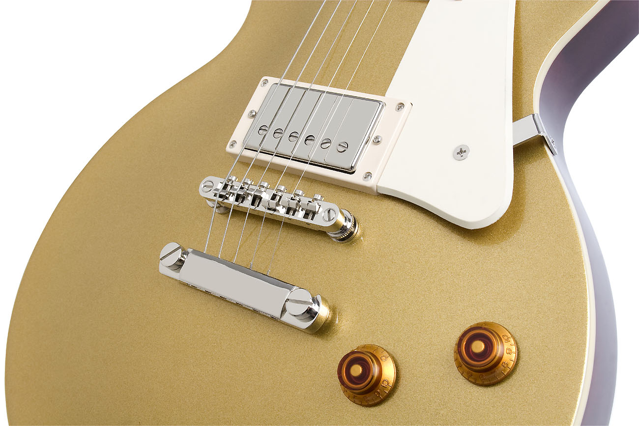 Epiphone Les Paul Standard Hh Ht Pf - Metallic Gold - Single cut electric guitar - Variation 2