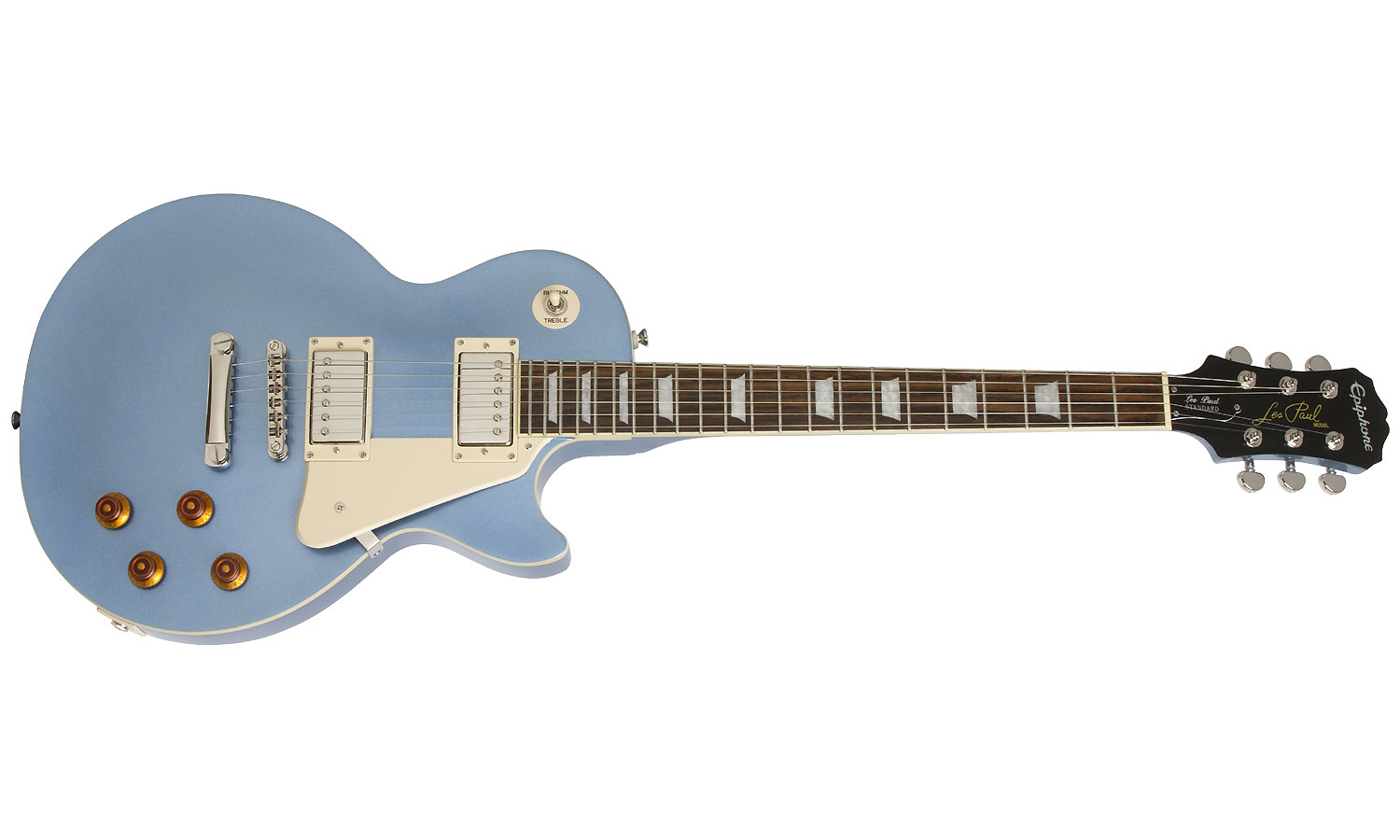 Epiphone Les Paul Standard Hh Ht Pf - Pelham Blue - Single cut electric guitar - Variation 1