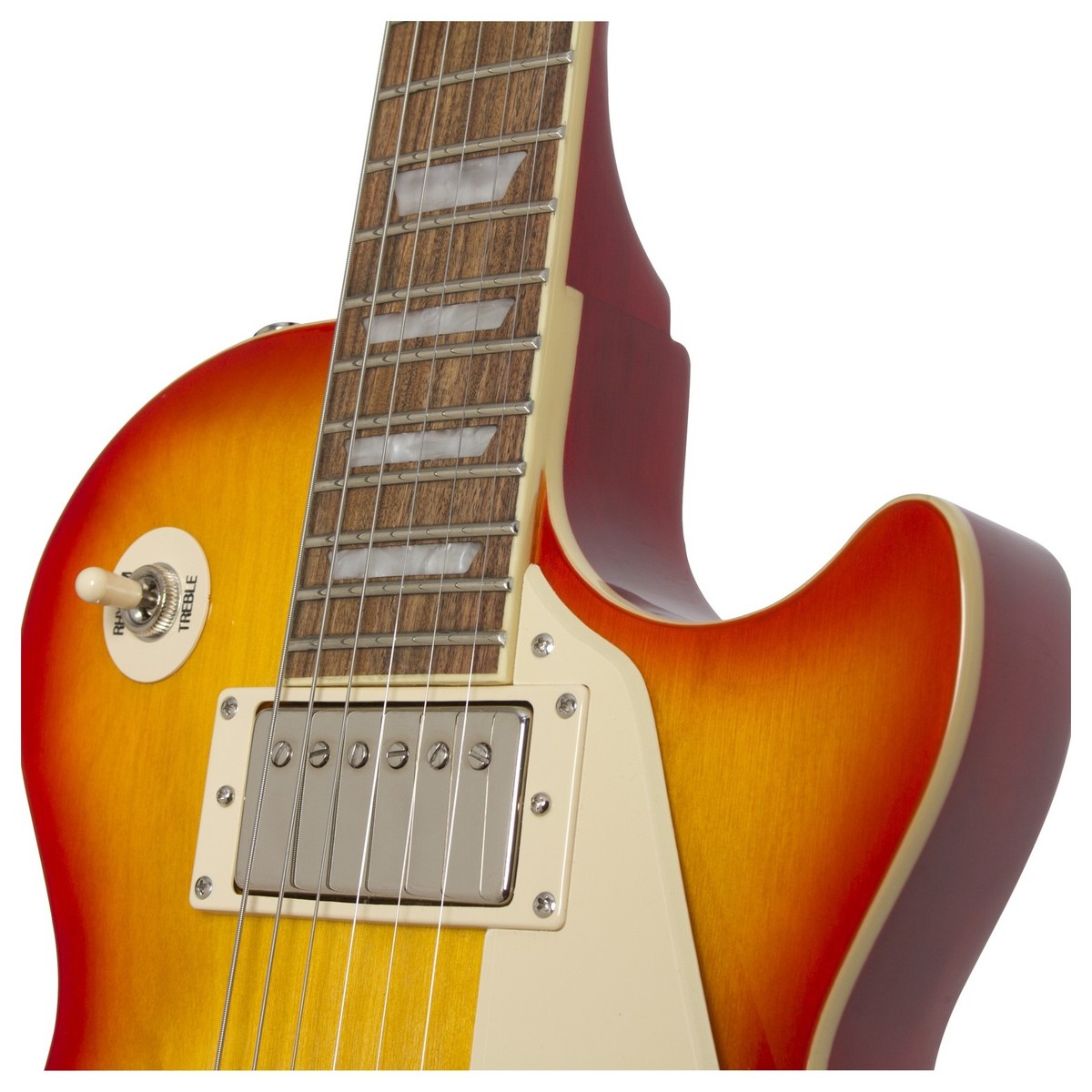 Epiphone Les Paul Standard Hh Ht Pf - Faded Cherry Sunburst - Single cut electric guitar - Variation 2