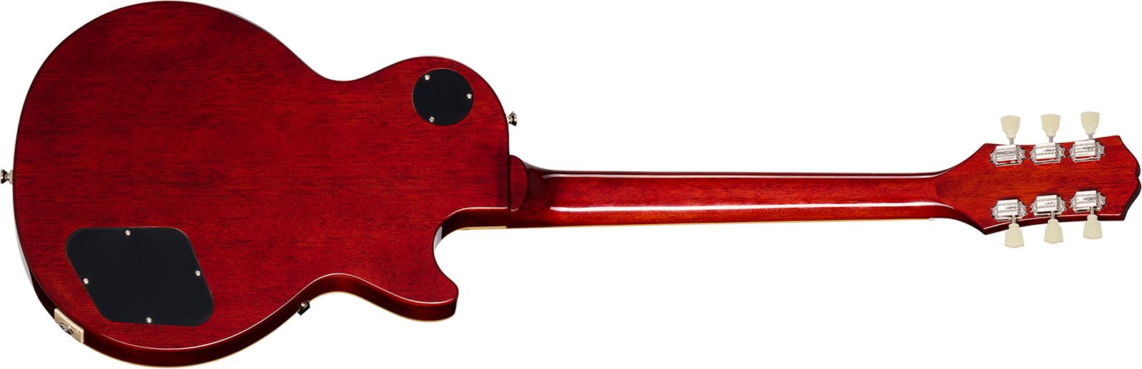 Epiphone Les Paul Standard 50s Figured Lh Ibg Original Gaucher 2h Ht Rw - Washed Cherry Sunburst - Single cut electric guitar - Variation 1