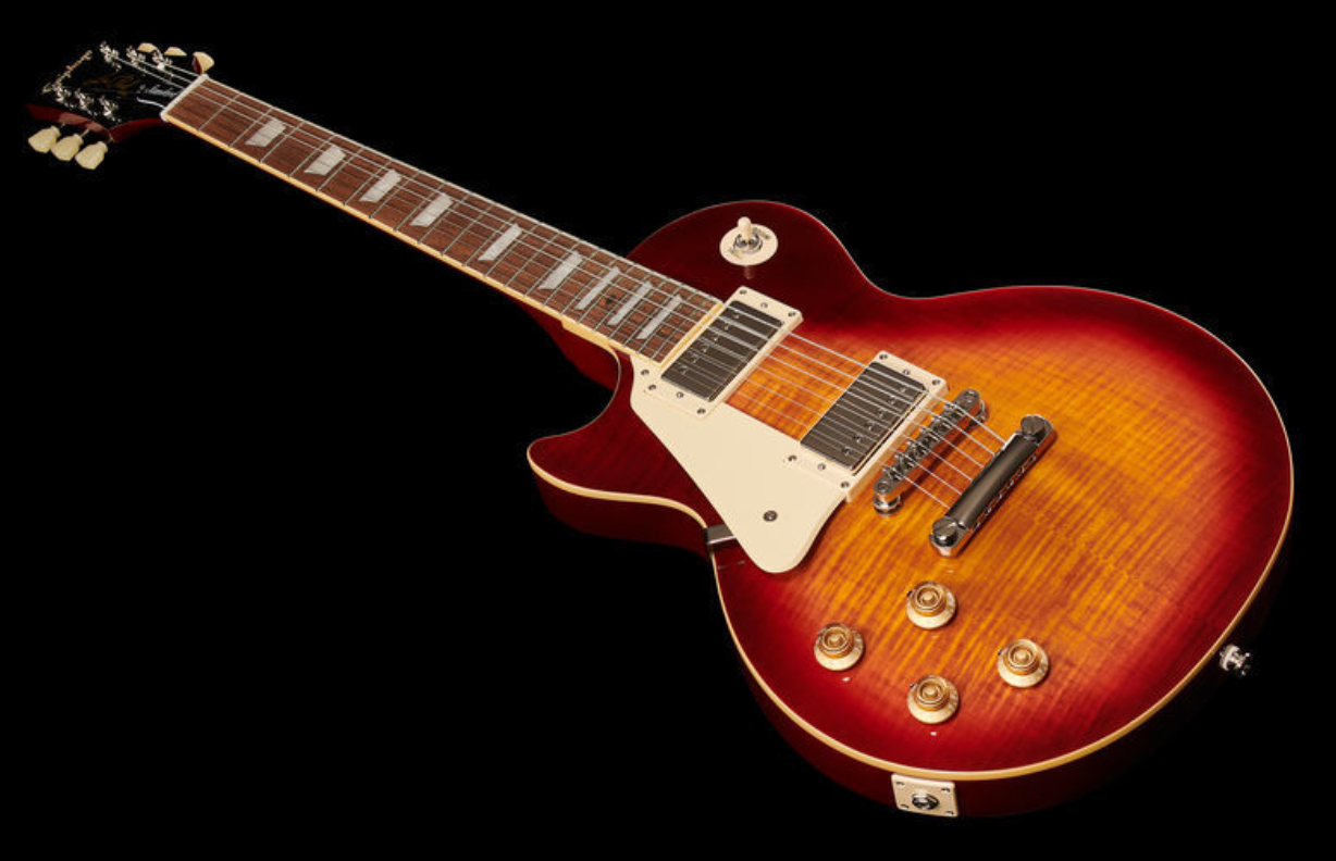 Epiphone Les Paul Standard 50s Gaucher 2h Ht Rw - Heritage Cherry Sunburst - Left-handed electric guitar - Variation 1