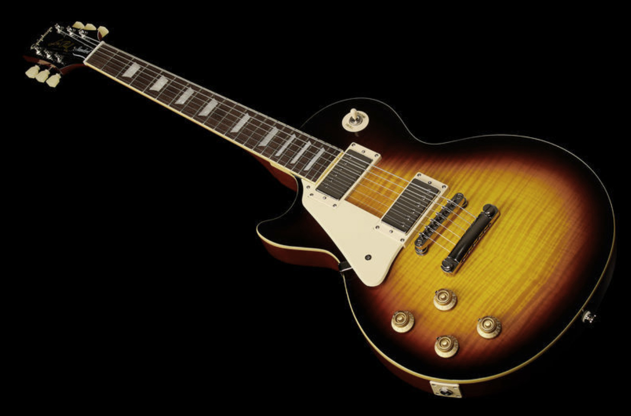 Epiphone Les Paul Standard 50s Lh Gaucher 2h Ht Rw - Vintage Sunburst - Left-handed electric guitar - Variation 2