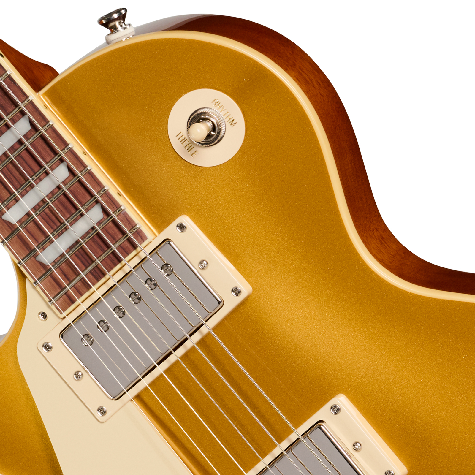 Epiphone Les Paul Standard 50s Lh Ibg Gaucher Original 2h Ht Rw - Goldtop - Single cut electric guitar - Variation 2