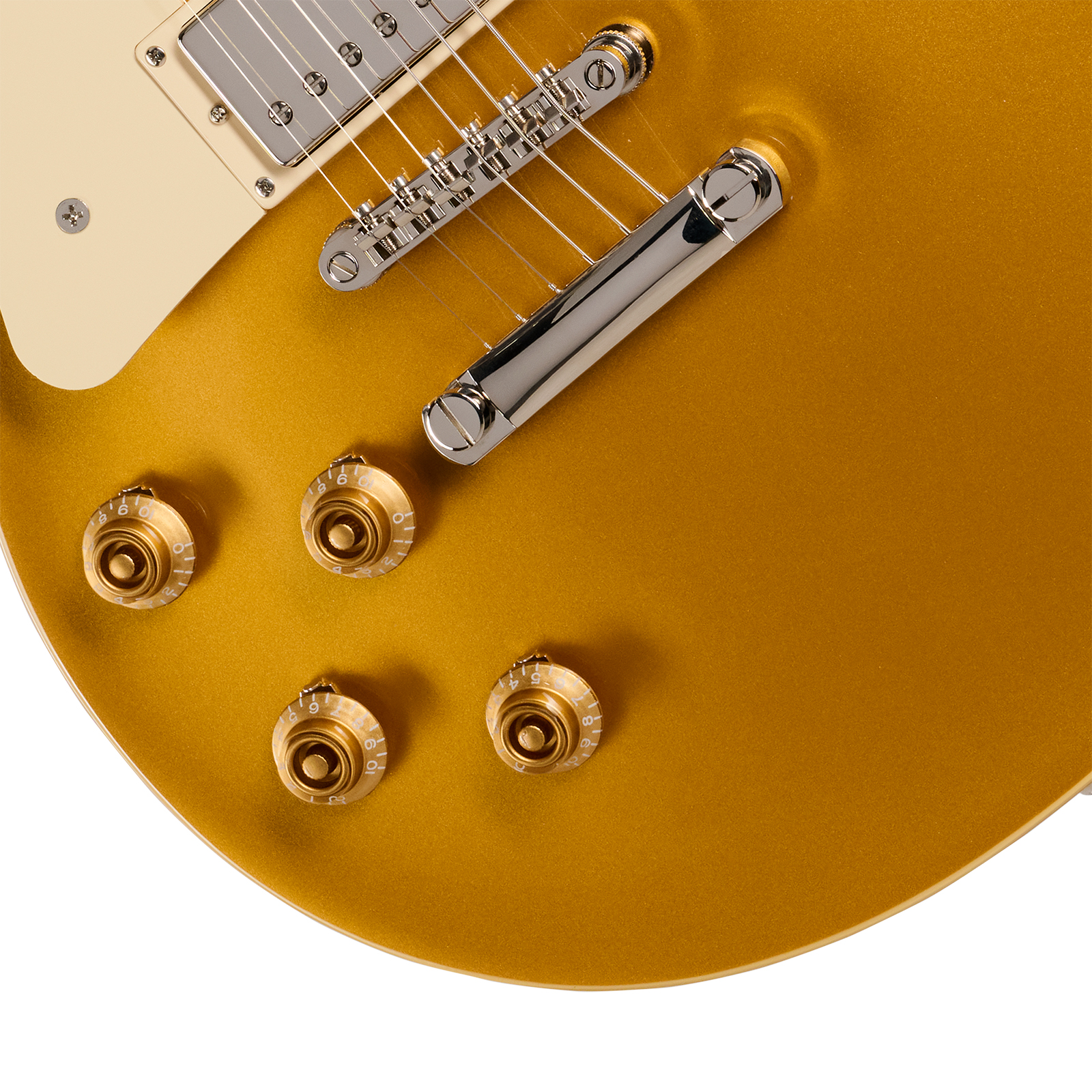 Epiphone Les Paul Standard 50s Lh Ibg Gaucher Original 2h Ht Rw - Goldtop - Single cut electric guitar - Variation 3