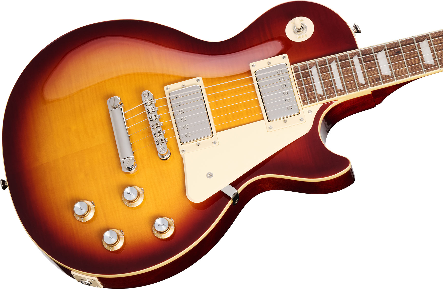 Epiphone Les Paul Standard 60s Figured Lh Insp. By Gibson Gaucher 2h Ht Lau - Iced Tea Burst - Single cut electric guitar - Variation 3