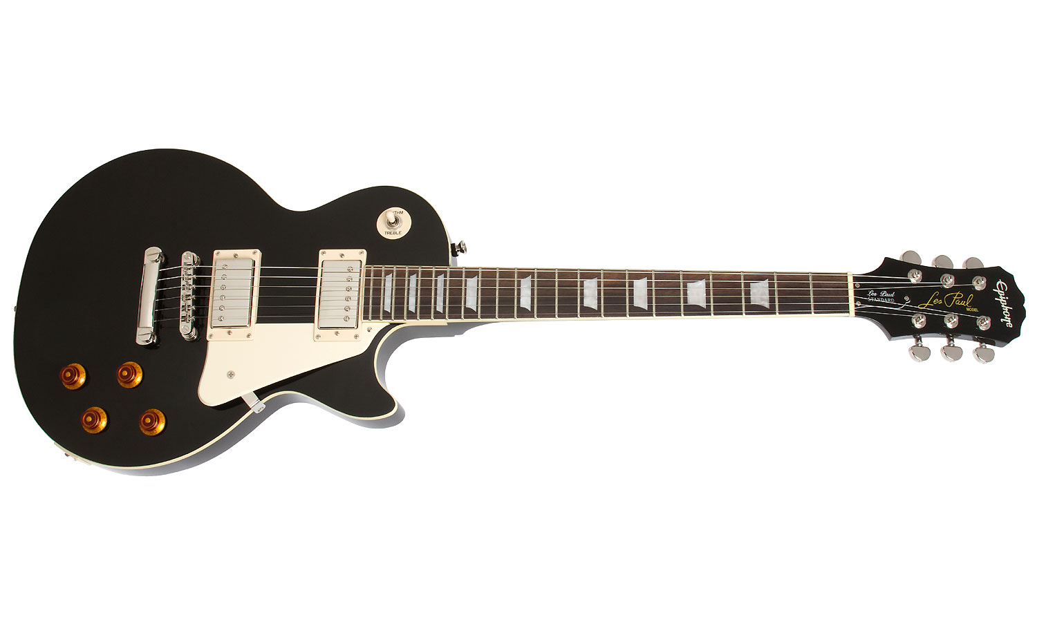 Epiphone Les Paul Standard 2018 Hh Ht Pf - Ebony - Single cut electric guitar - Variation 1