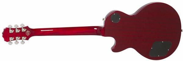 Epiphone Les Paul Standard Plus Top Pro Blood Orange Solid Body Electric Guitar Red