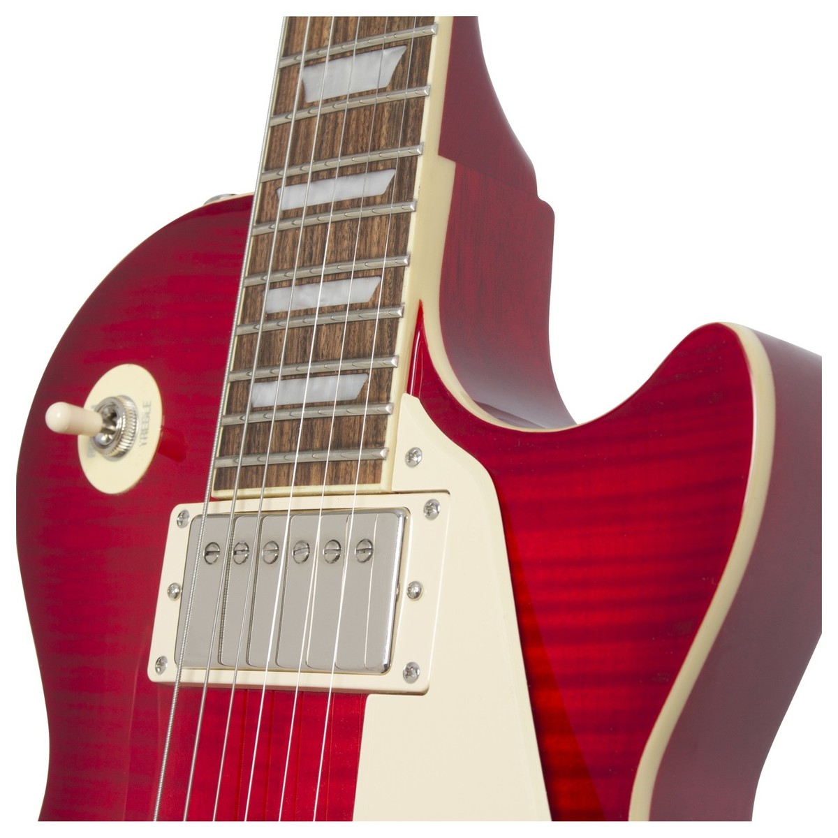 Epiphone Les Paul Standard Plus Top Pro Hh Ht Pf - Blood Orange - Single cut electric guitar - Variation 2