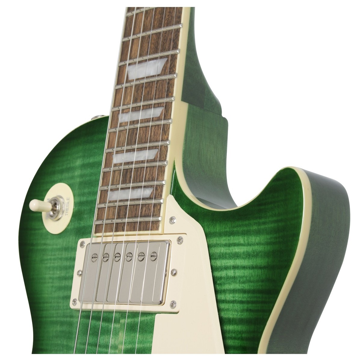 Epiphone Les Paul Standard Plus Top Pro 2018 Hh Ht Pf - Green Burst - Single cut electric guitar - Variation 2