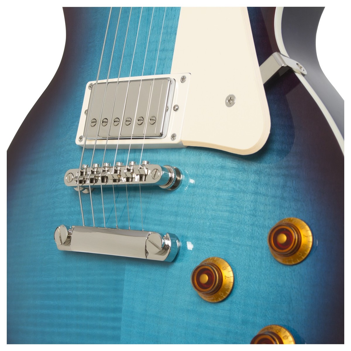 Epiphone Les Paul Standard Plus Top Pro Hh Ht Pf - Blueberry Burst - Single cut electric guitar - Variation 3