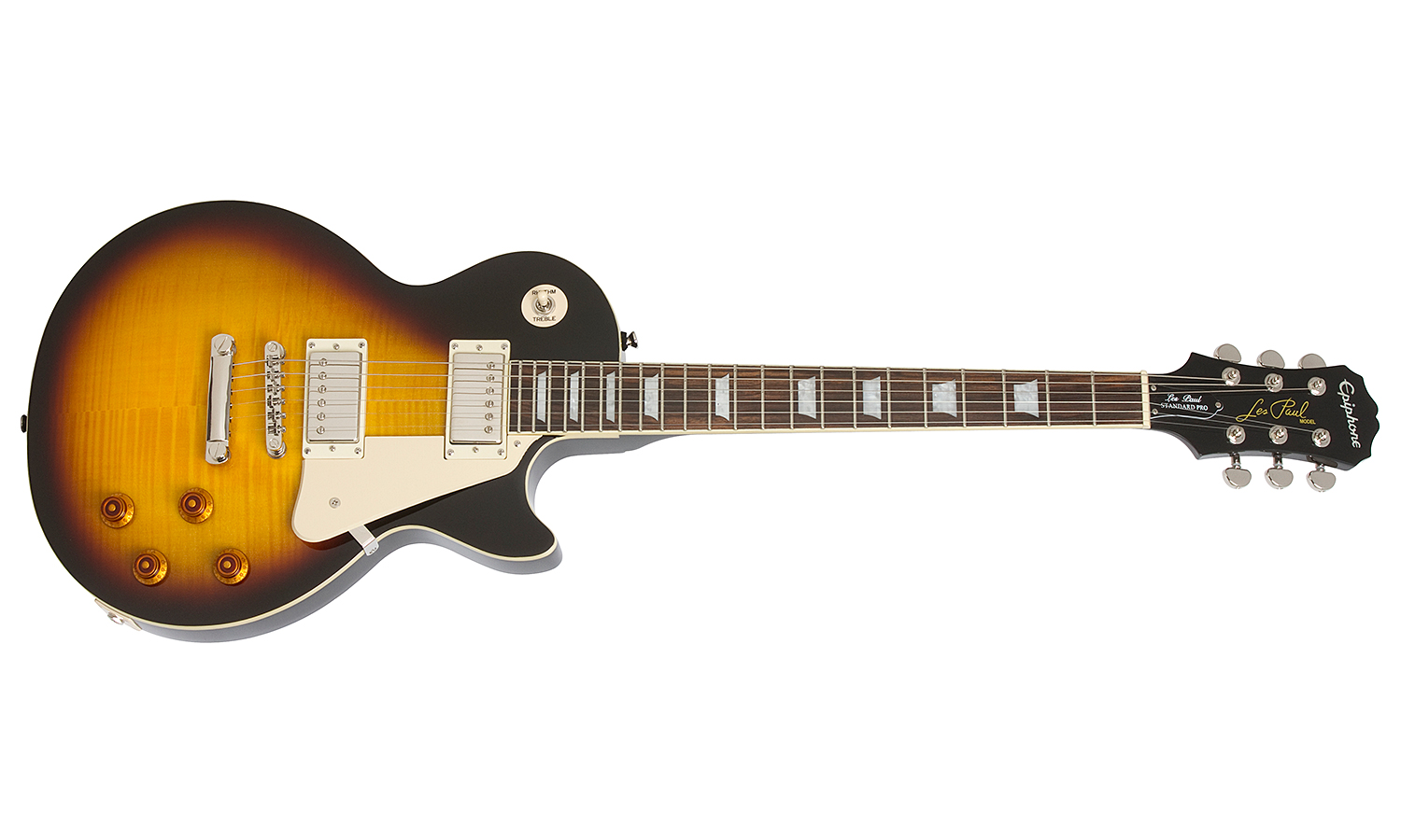 Epiphone Les Paul Standard Plus Top Pro Ch - Vintage Sunburst - Single cut electric guitar - Variation 1