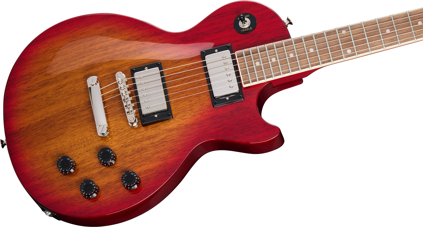 Epiphone Les Paul Tribute Inspired By / Modern 2h Ht Lau - Heritage Cherry Sunburst - Single cut electric guitar - Variation 3