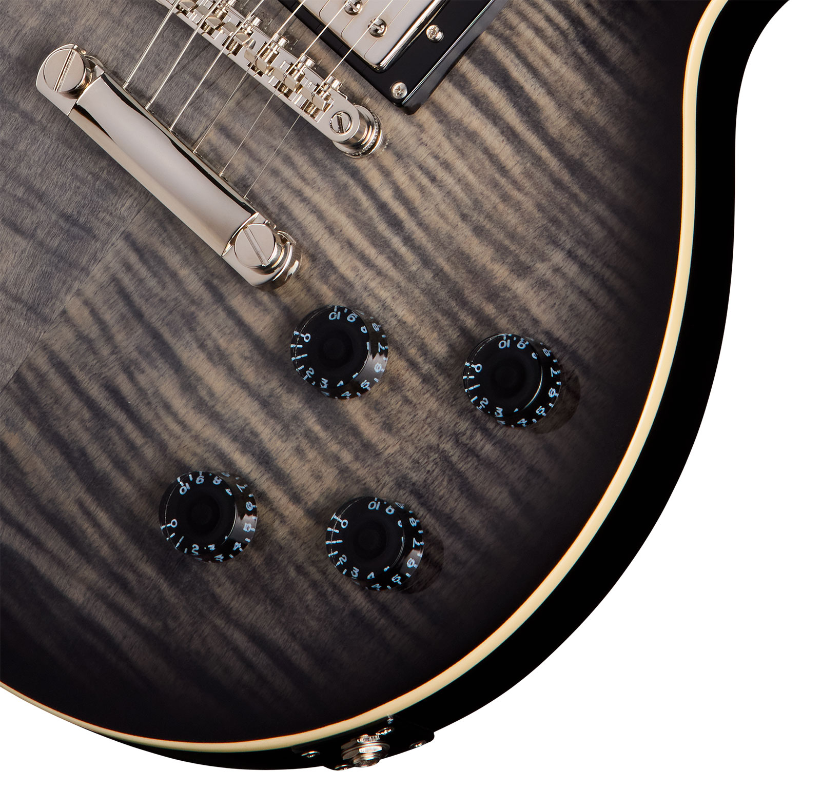 Epiphone Les Paul Tribute Plus Ibg 2h Ht Rw - Ebony Burst - Single cut electric guitar - Variation 3