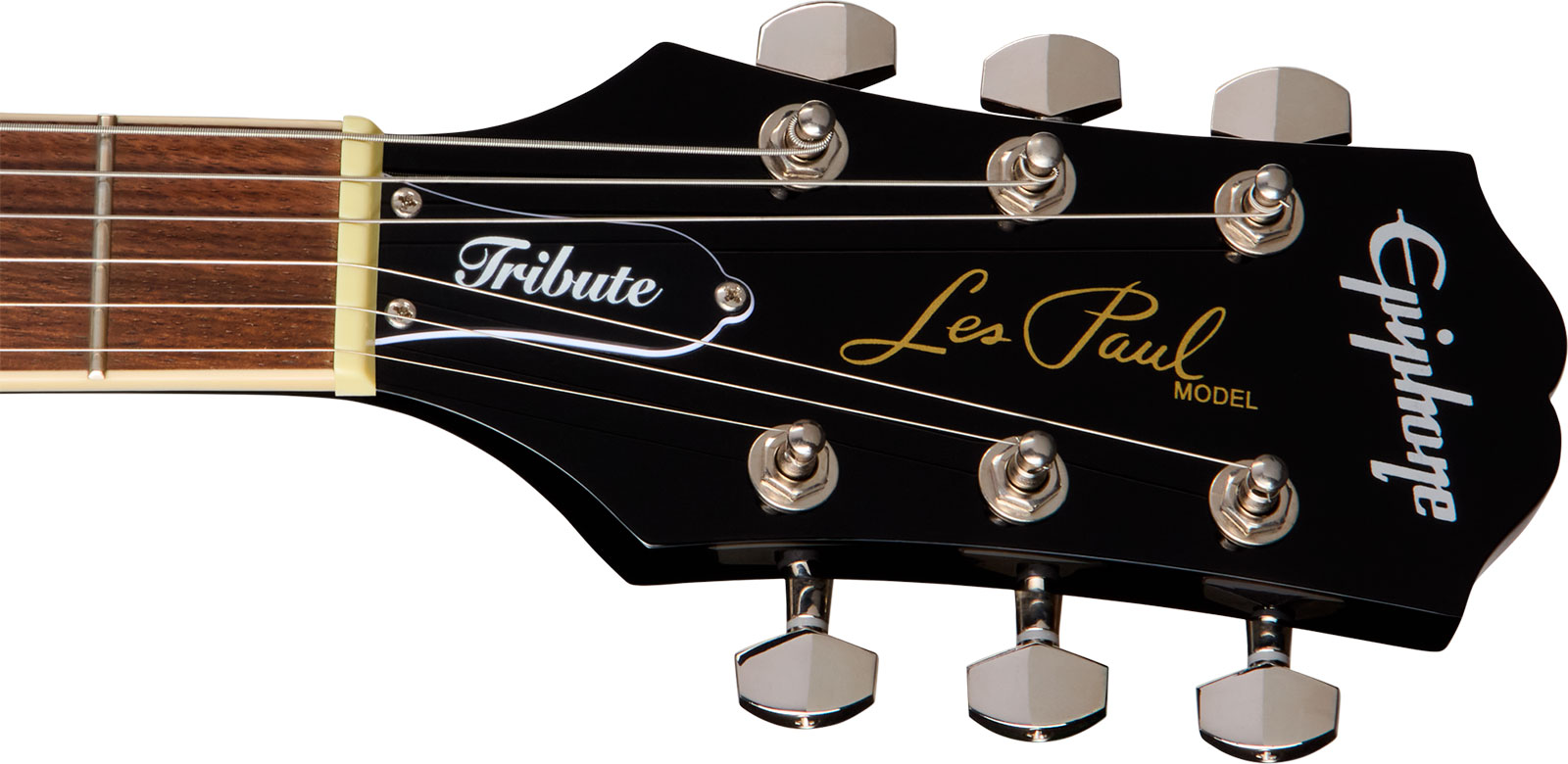 Epiphone Les Paul Tribute Plus Ibg 2h Ht Rw - Ebony Burst - Single cut electric guitar - Variation 5