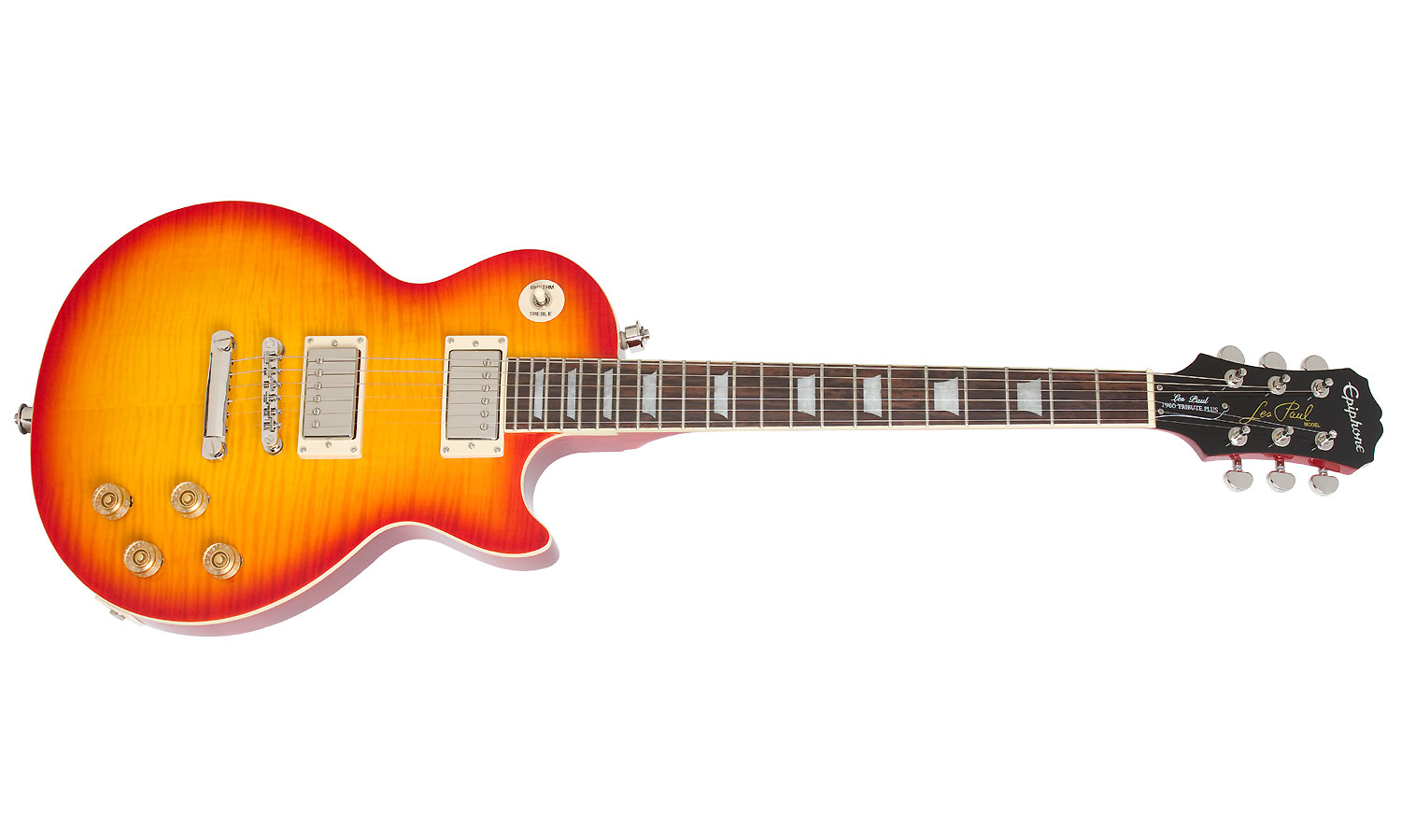 Epiphone Les Paul Tribute Plus Outfit Ch - Faded Cherry - Single cut electric guitar - Variation 1