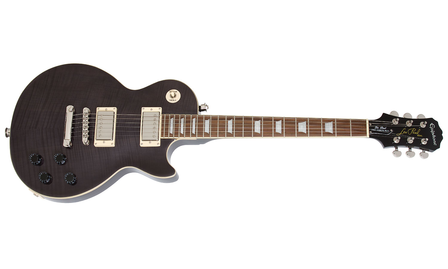 Epiphone Les Paul Tribute Plus Outfit Ch - Midnight Ebony - Single cut electric guitar - Variation 1
