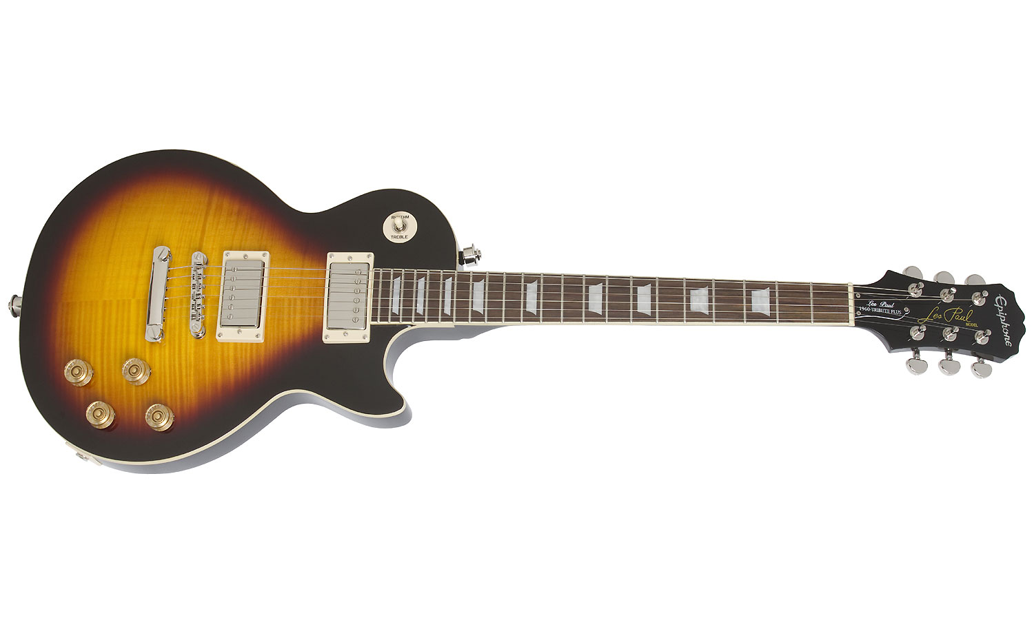 Epiphone Les Paul Tribute Plus Outfit Ch - Vintage Sunburst - Single cut electric guitar - Variation 1