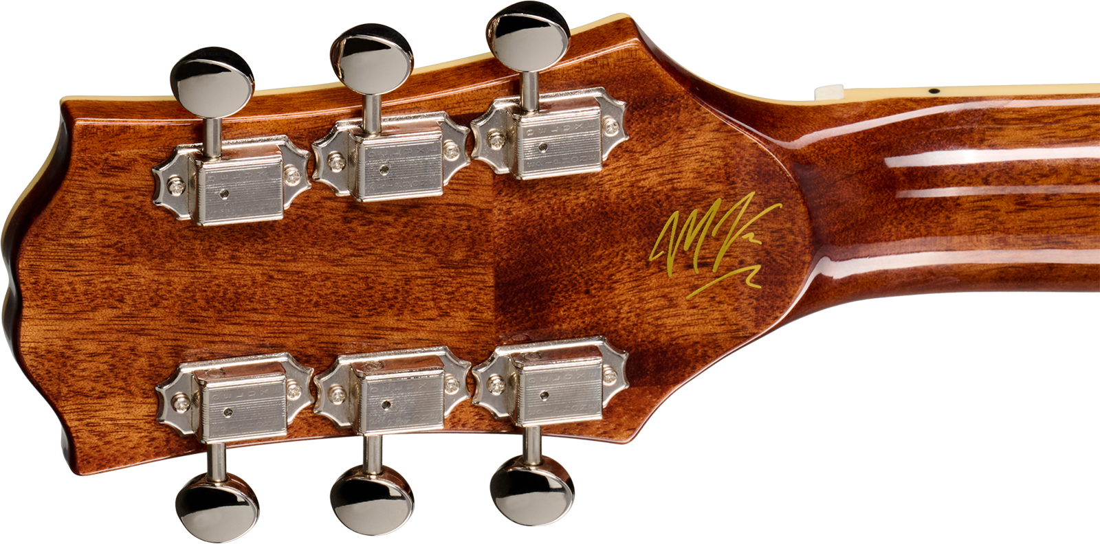 Epiphone Marcus King El Dorado Dreadnought Shsc Epicea Palissandre Rw - Antique Natural - Semi-hollow electric guitar - Variation 6