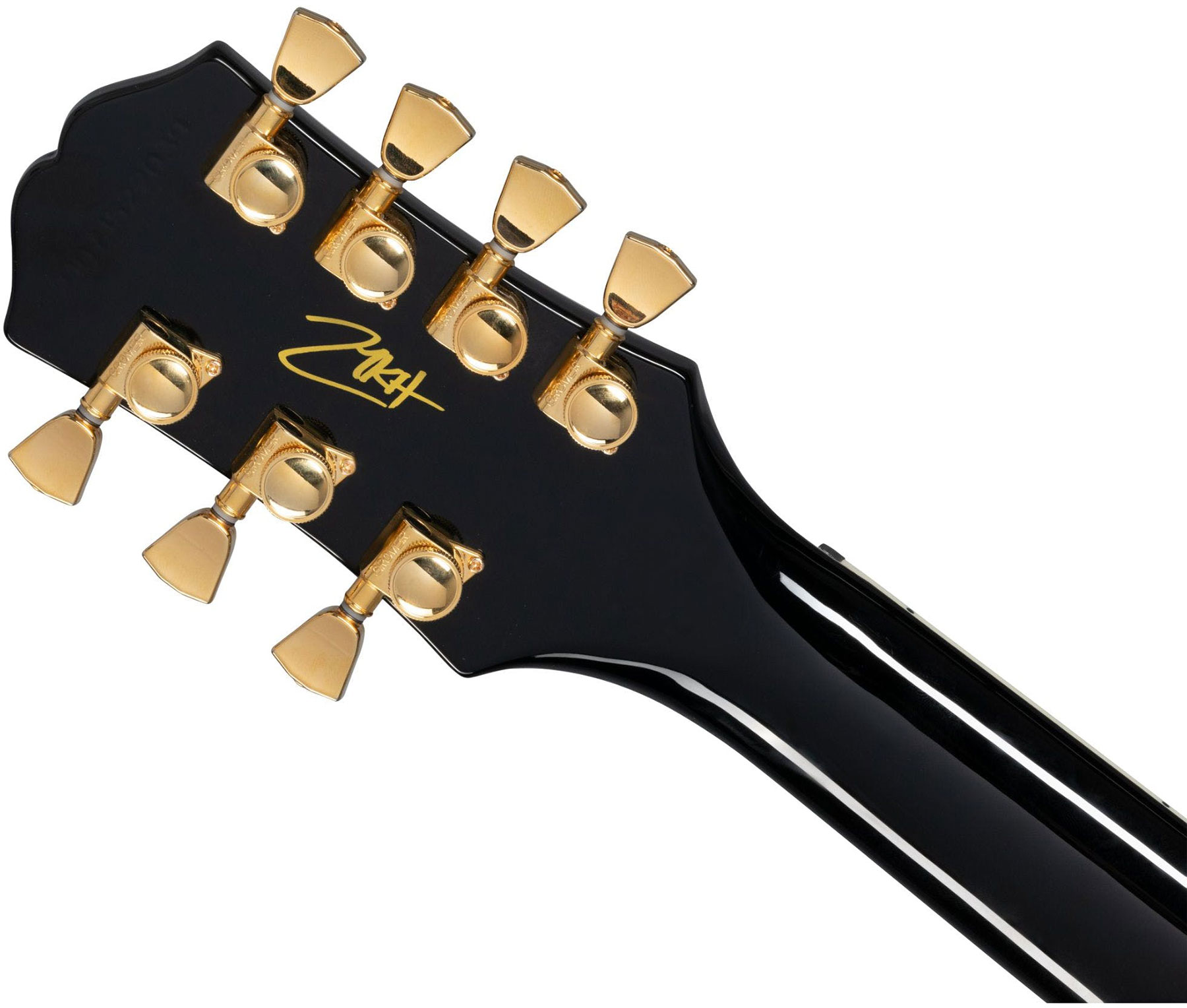 Epiphone Matt Heafy Les Paul Custom Origins 7c Gaucher Signature 2h Fishman Fluence Custom Ht Eb - Ebony - Left-handed electric guitar - Variation 4