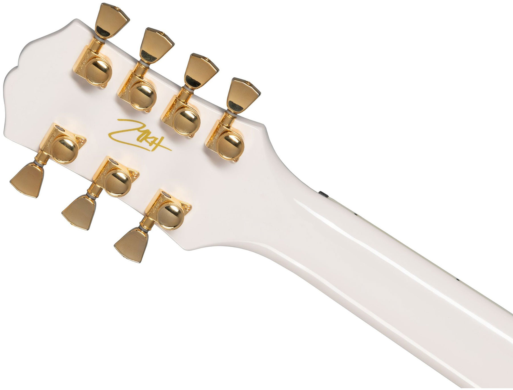 Epiphone Matt Heafy Les Paul Custom Origins 7c Lh Signature Gaucher 2h Fishman Fluence Ht Eb - Bone White - Left-handed electric guitar - Variation 4