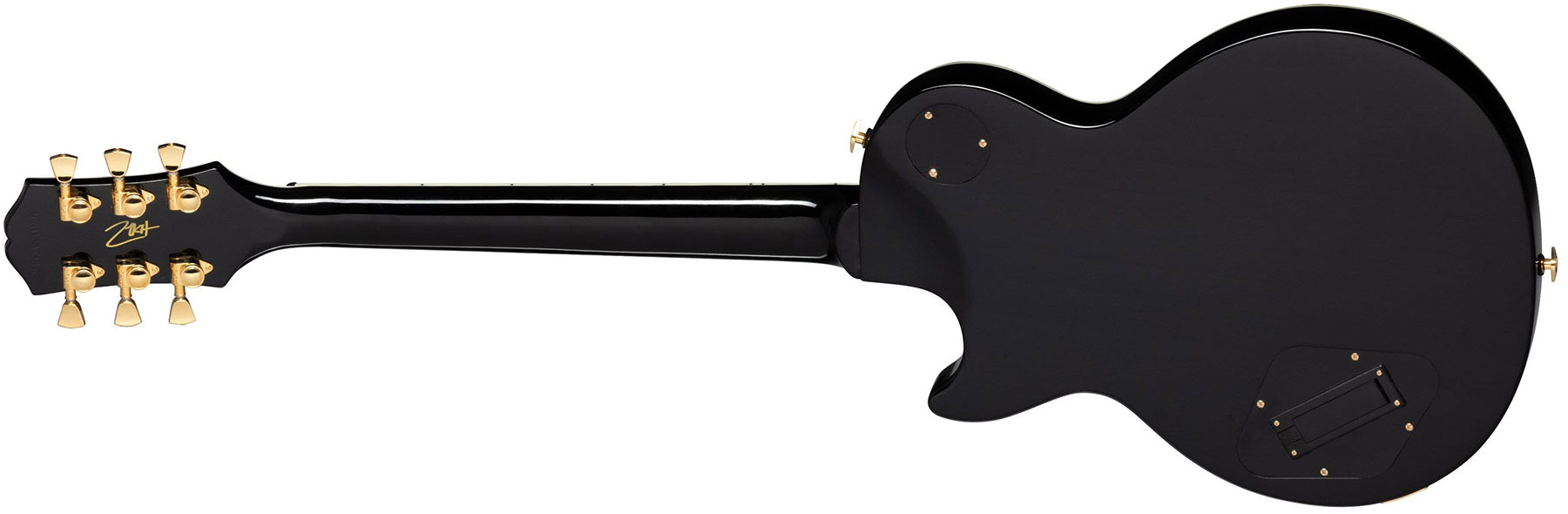 Epiphone Matt Heafy Les Paul Custom Origins Signature 2h Fishman Fluence Custom Ht Eb - Ebony - Single cut electric guitar - Variation 1