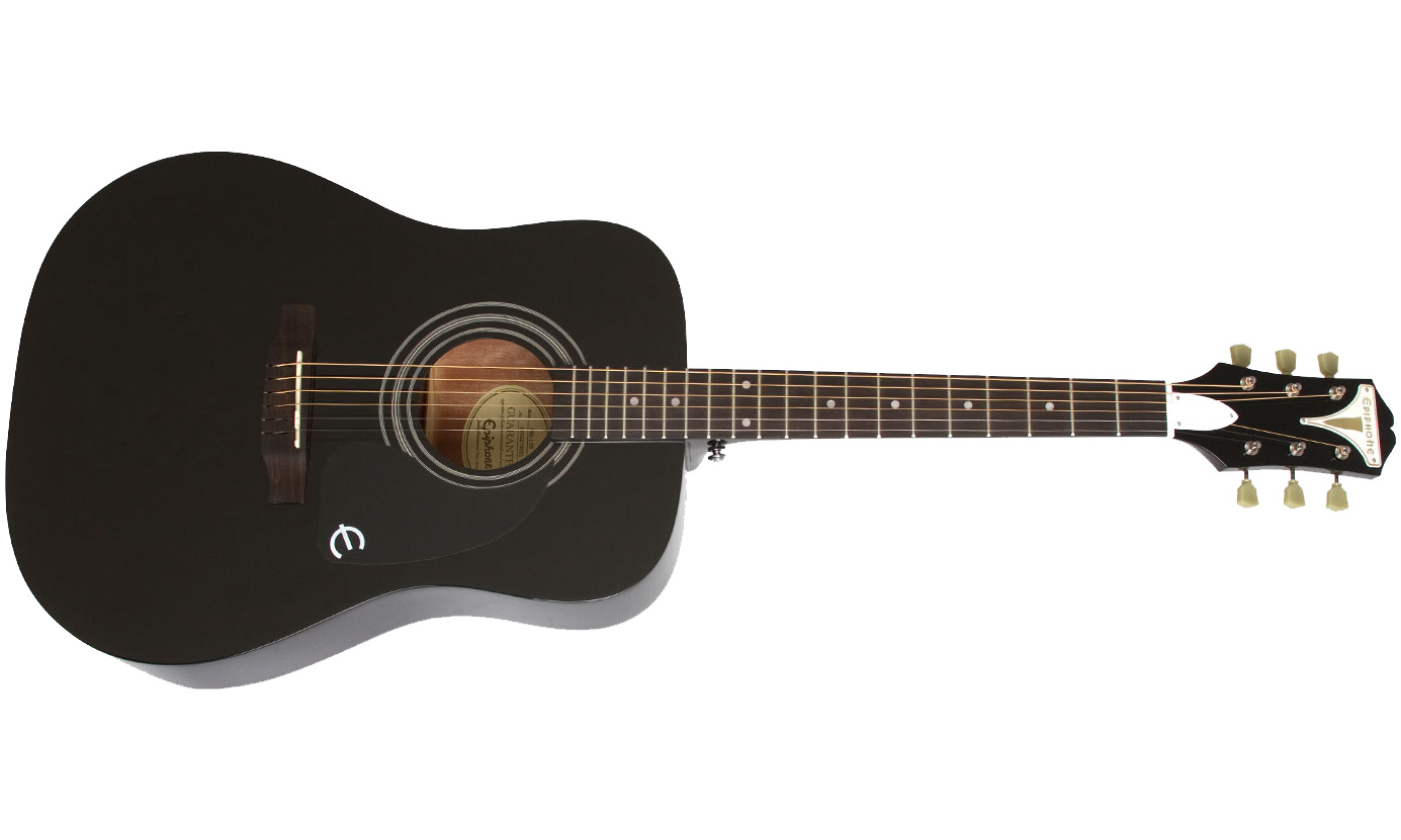 Epiphone Pro-1 Acoustic Dreadnought Epicea Acajou - Ebony - Acoustic guitar & electro - Variation 1