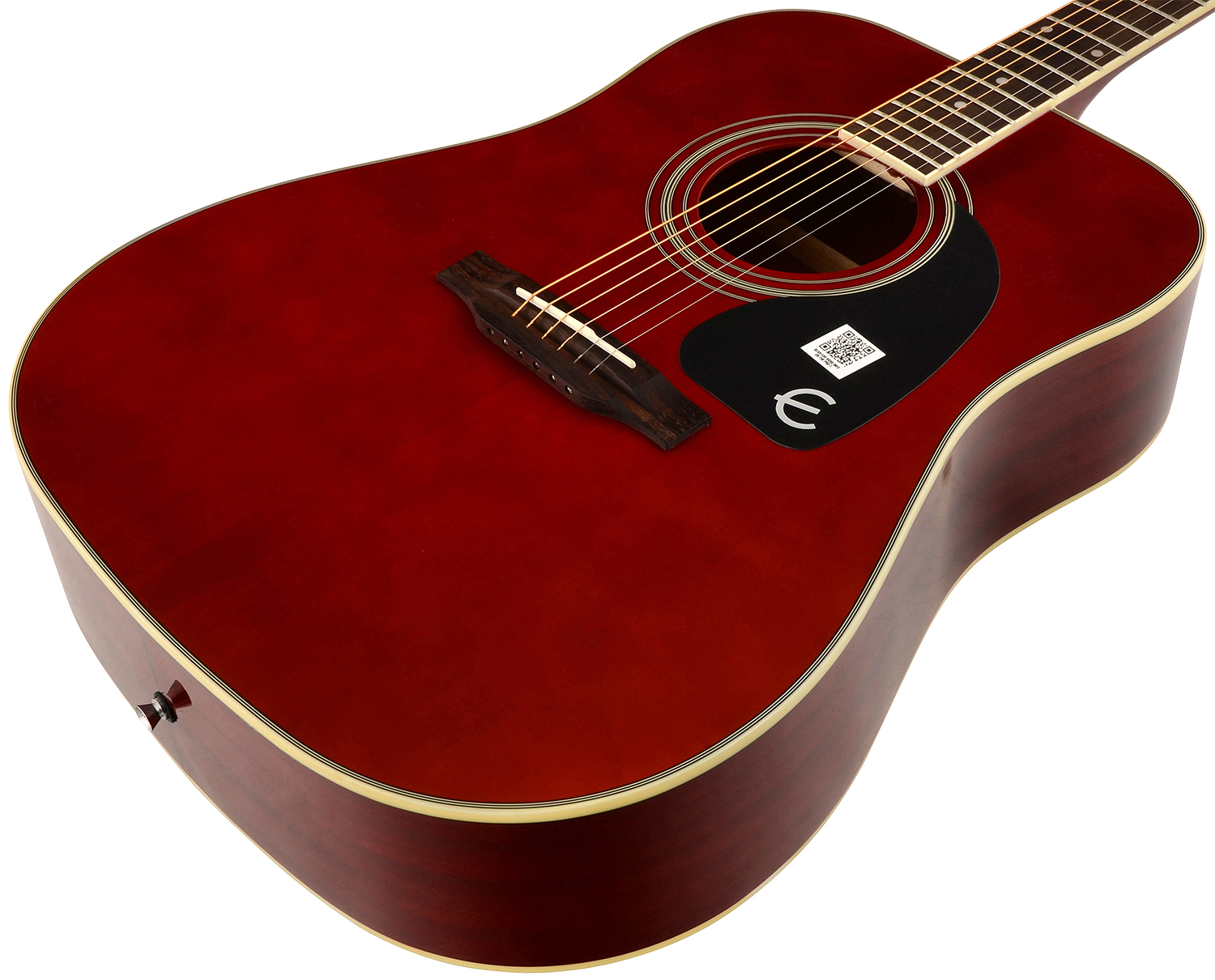 Epiphone Pro-1 Plus Acoustic Dreadnought Epicea Acajou - Wine Red - Acoustic guitar & electro - Variation 1