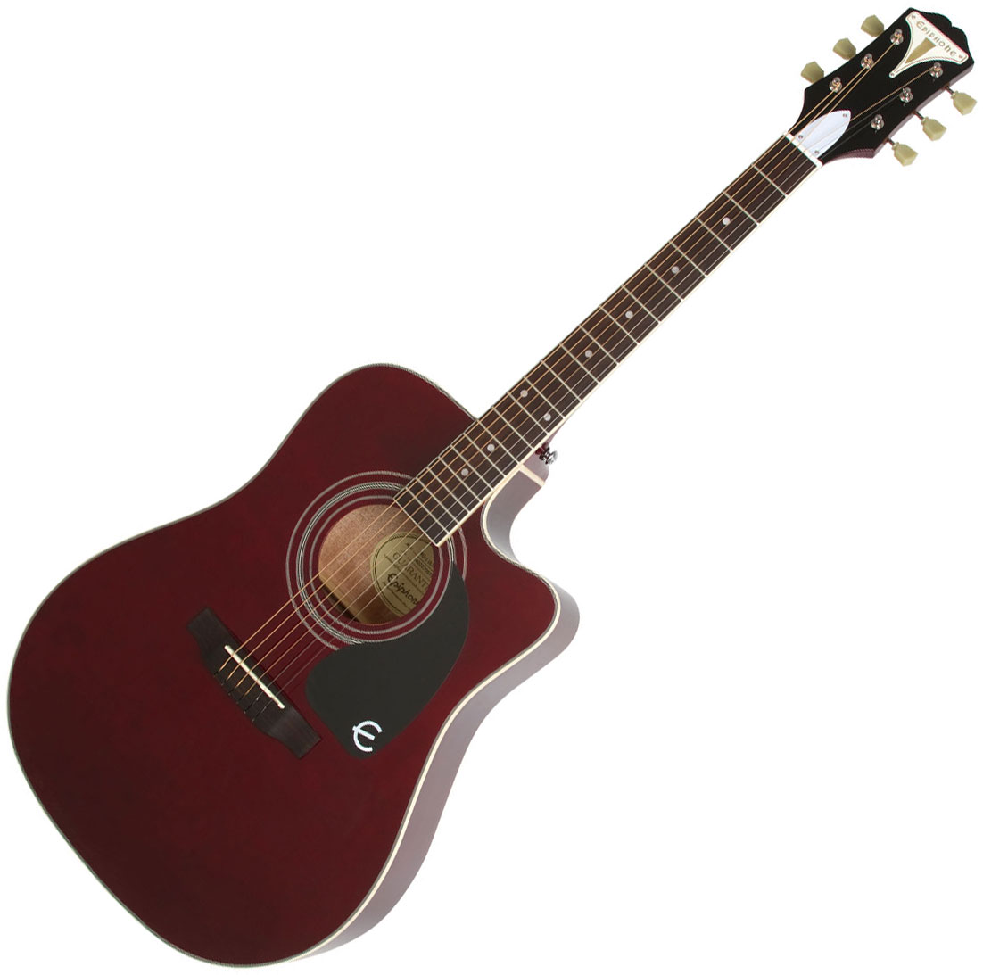 Epiphone PRO-1 ULTRA Acoustic Guitar, Wine Red