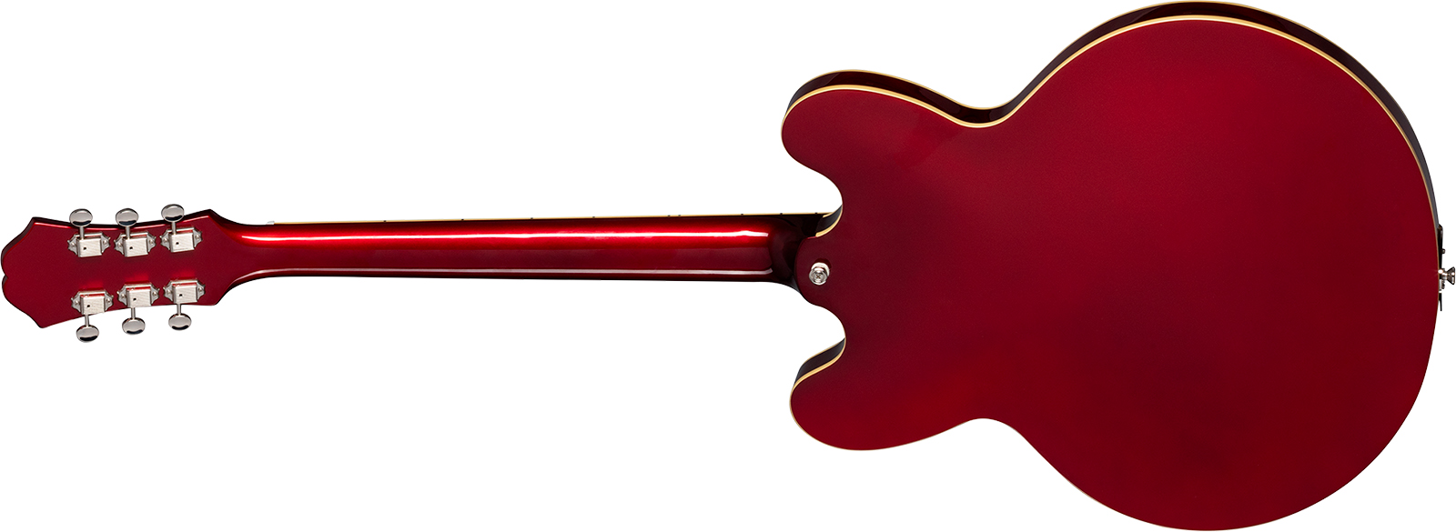 Epiphone Riviera Original Archtop 2mh Ht Rw - Sparkling Burgundy Top - Semi-hollow electric guitar - Variation 1