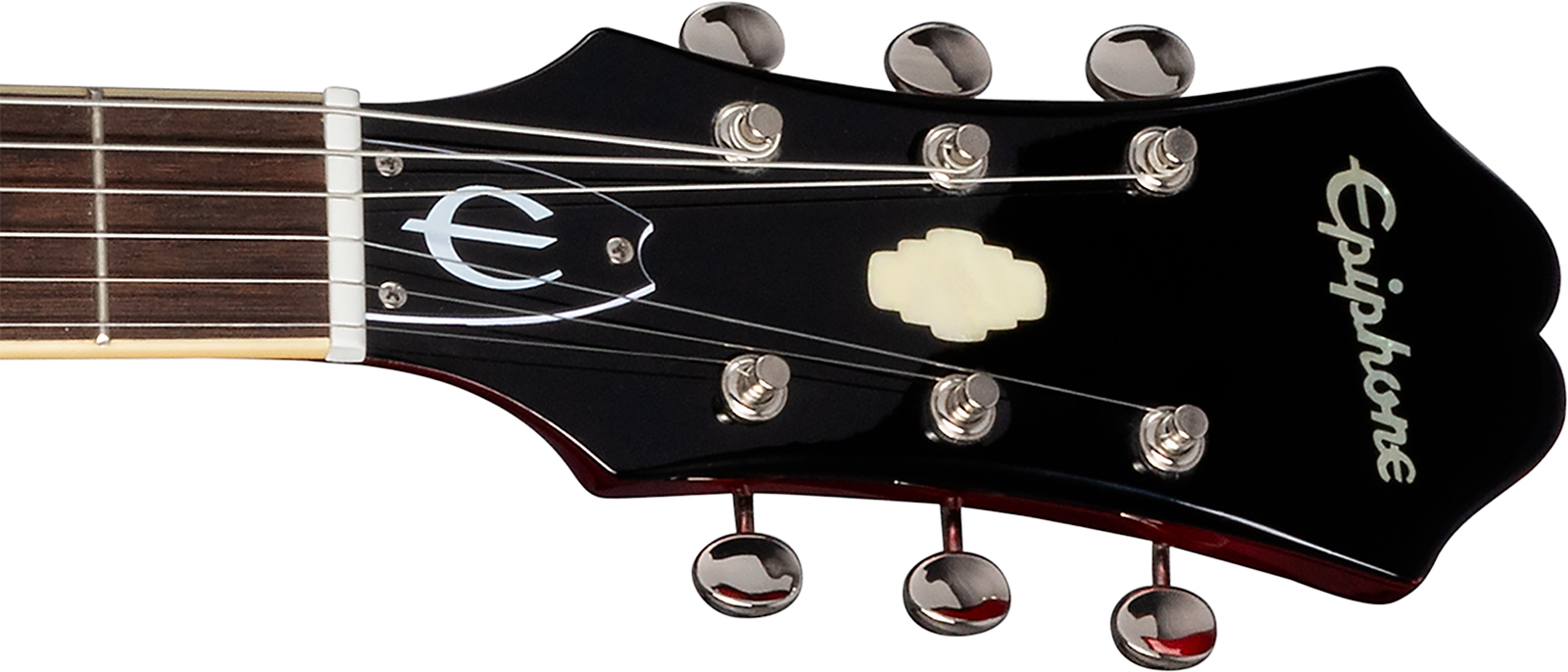 Epiphone Riviera Original Archtop 2mh Ht Rw - Sparkling Burgundy Top - Semi-hollow electric guitar - Variation 4