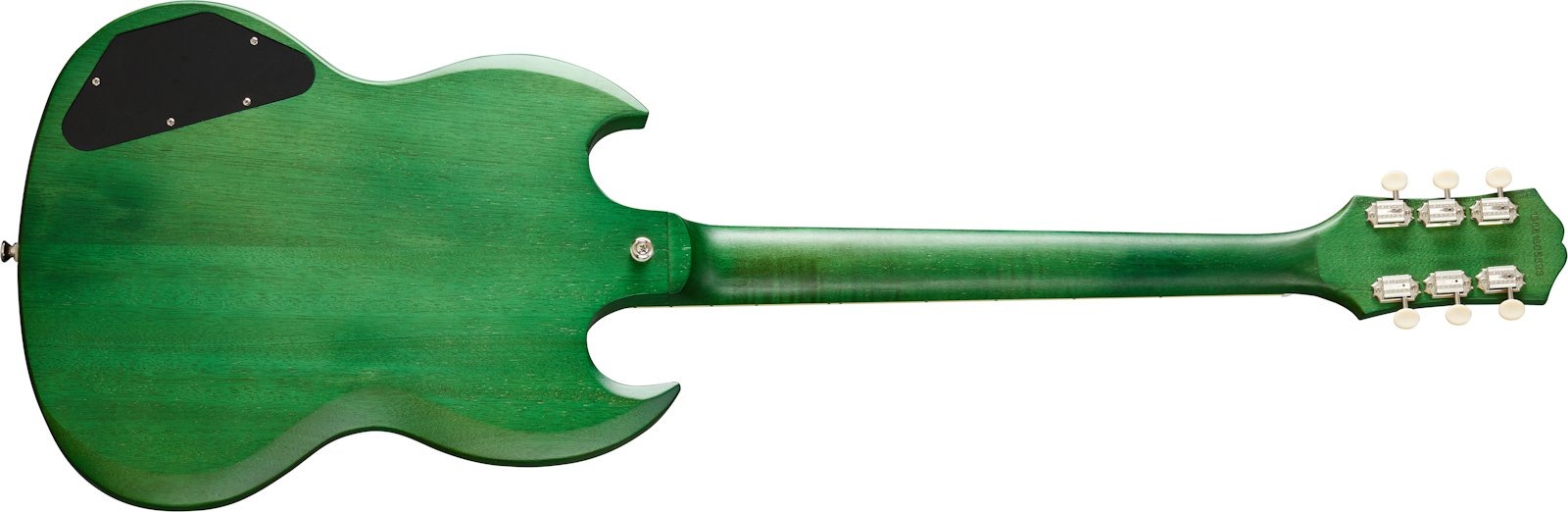 Epiphone Sg Classic Worn 2s P90 Ht Lau - Satin Inverness Green - Retro rock electric guitar - Variation 1