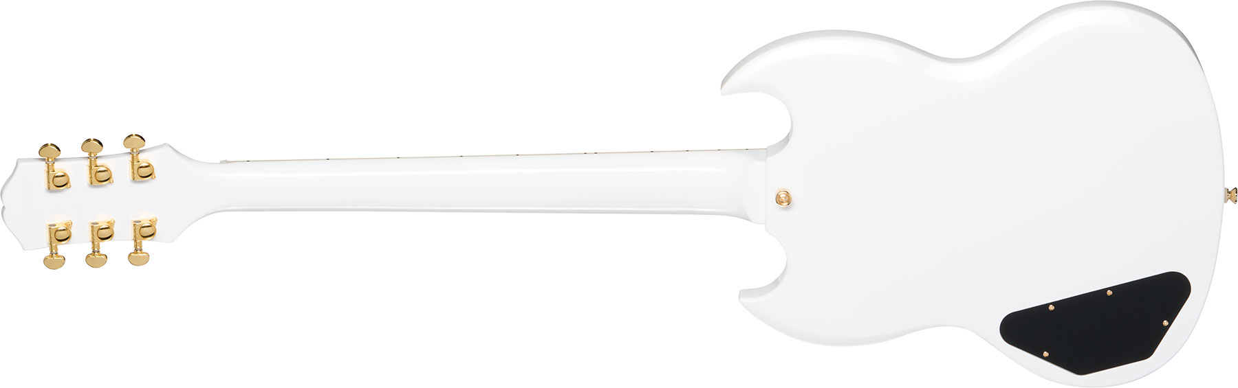Epiphone Sg Custom Insp. By Gibson 2h Ht Eb - Alpine White - Double cut electric guitar - Variation 1