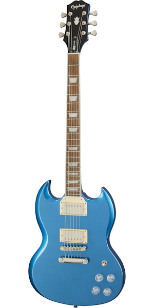 Epiphone Sg Muse Modern 2h Ht Lau - Radio Blue Metallic - Retro rock electric guitar - Variation 1