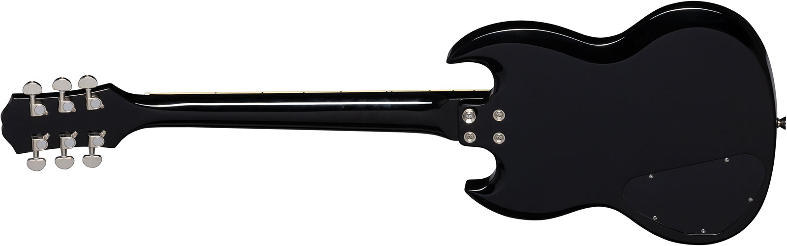 Epiphone Sg Power Players 2h Ht Lau - Dark Matter Ebony - Double cut electric guitar - Variation 1