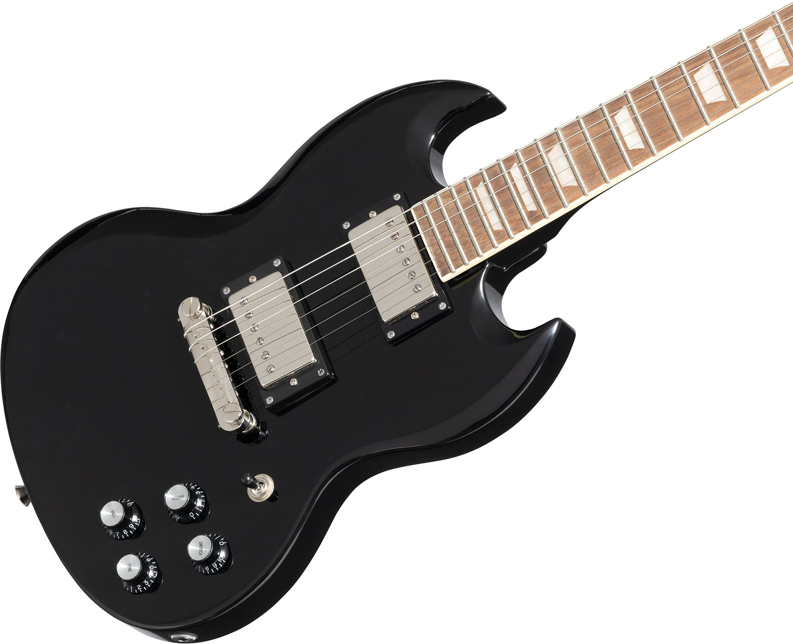 Epiphone Sg Power Players 2h Ht Lau - Dark Matter Ebony - Double cut electric guitar - Variation 3