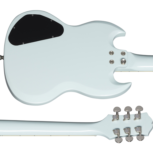Solid body electric guitar Epiphone Power Players SG - ice blue